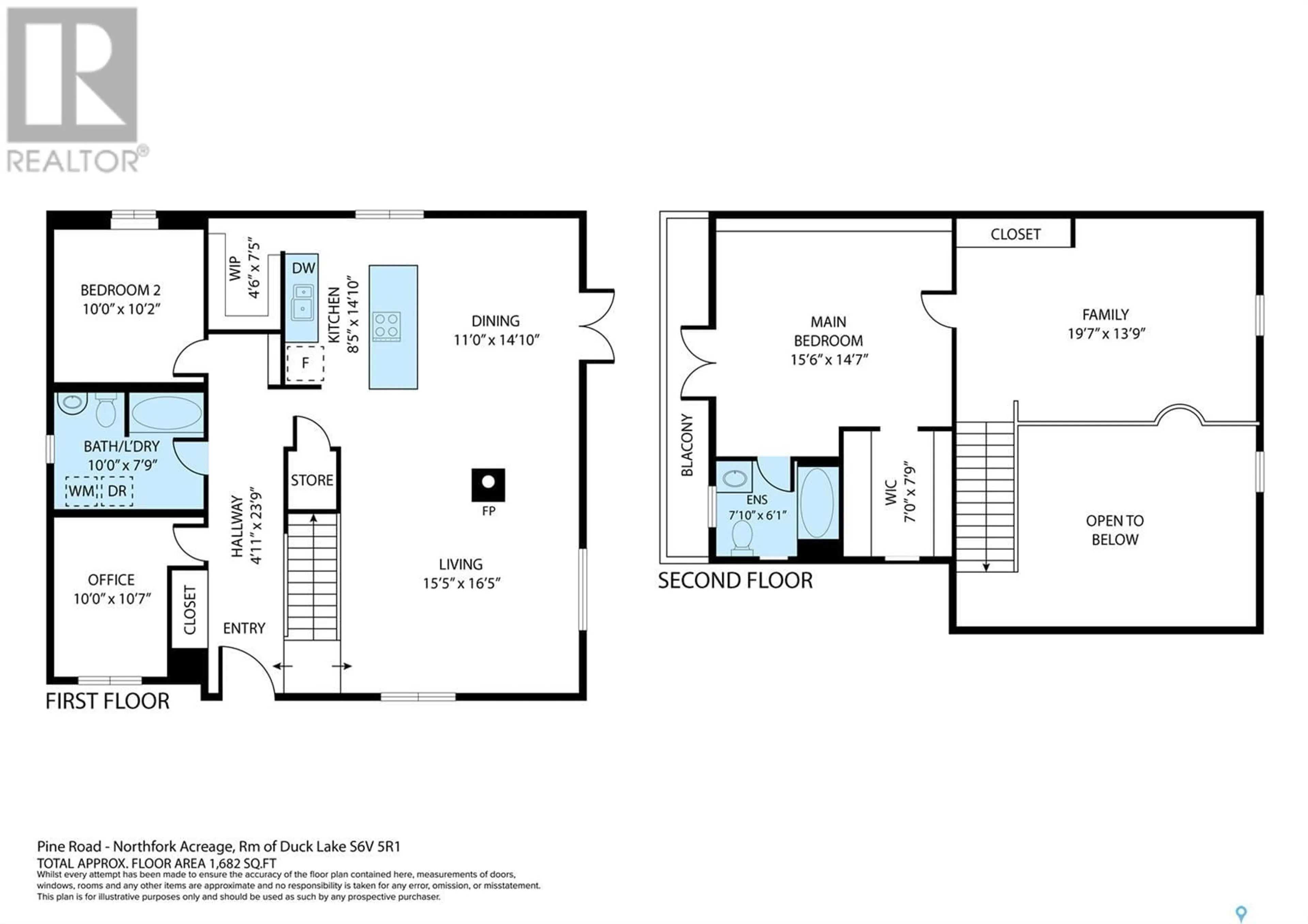 Floor plan for Northfork Acreage - Lily Plain Pine Road, Duck Lake Rm No. 463 Saskatchewan S6V5R1