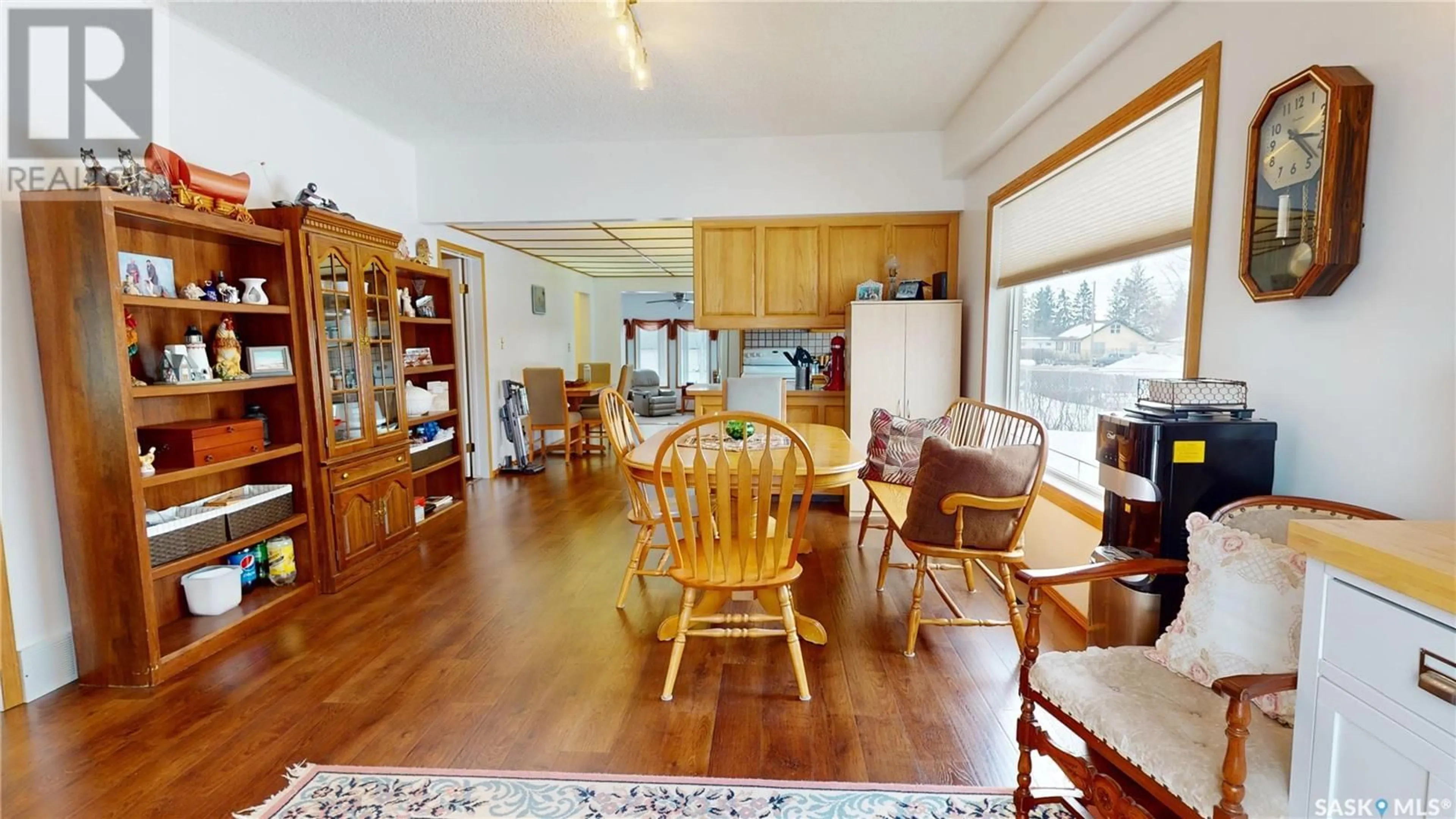 Dining room, wood/laminate floor for 302 2nd AVENUE E, Blaine Lake Saskatchewan S0J0J0