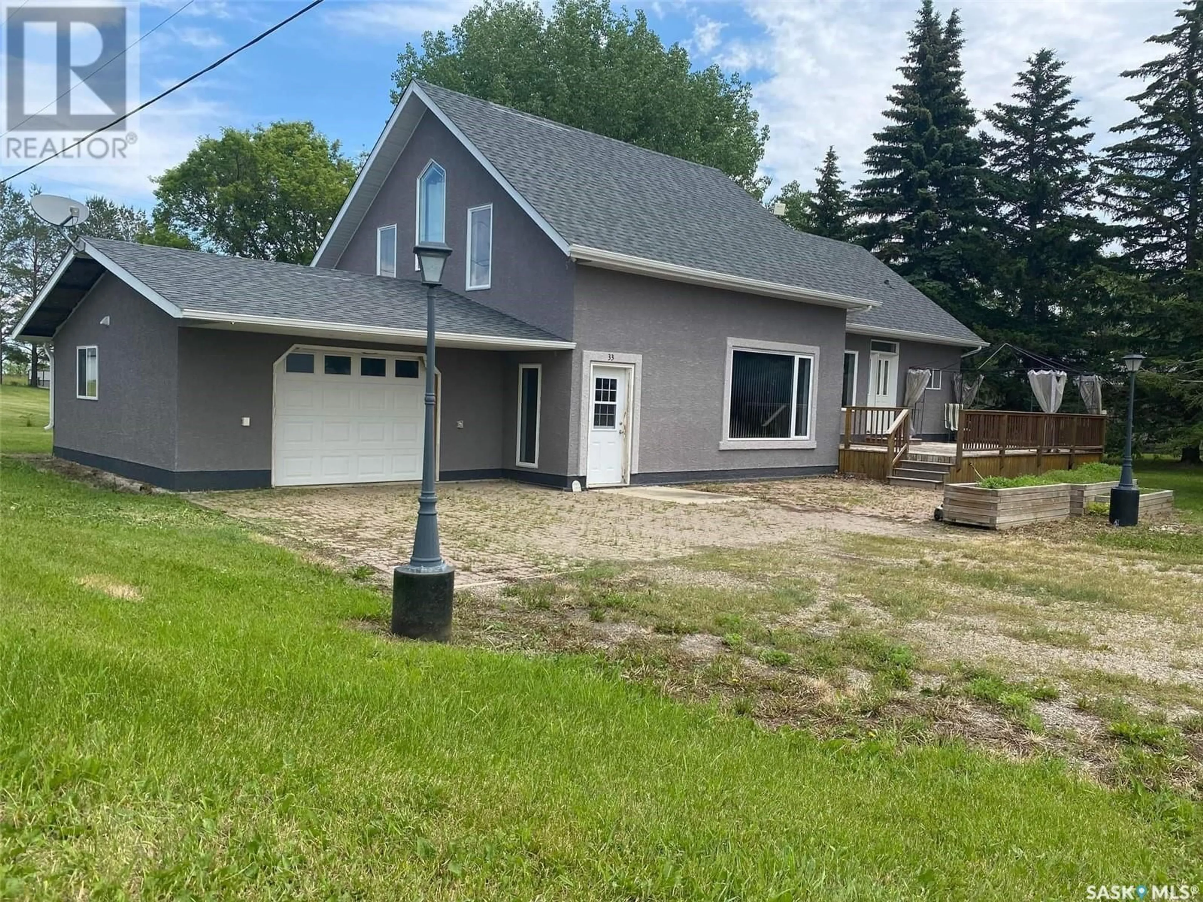 Frontside or backside of a home for 33 Railway AVENUE, Yarbo Saskatchewan S0A4V0