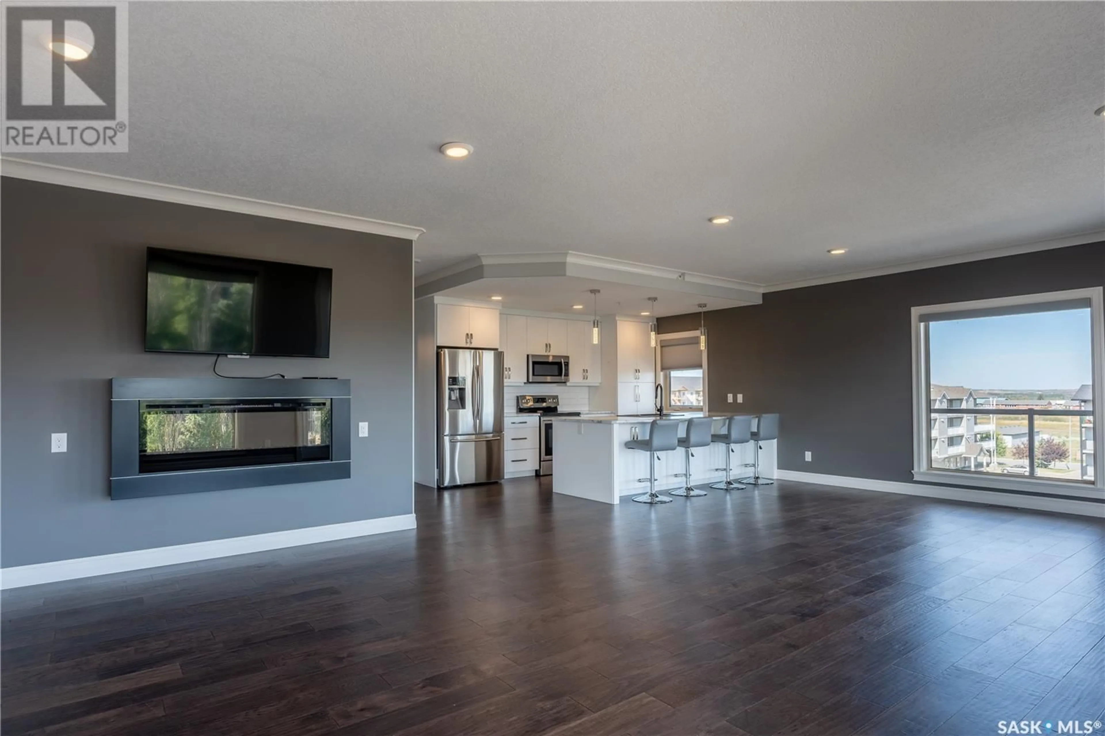 Open concept kitchen, unknown for 308 - 2800 LAKEVIEW DRIVE, Prince Albert Saskatchewan S6W0A4