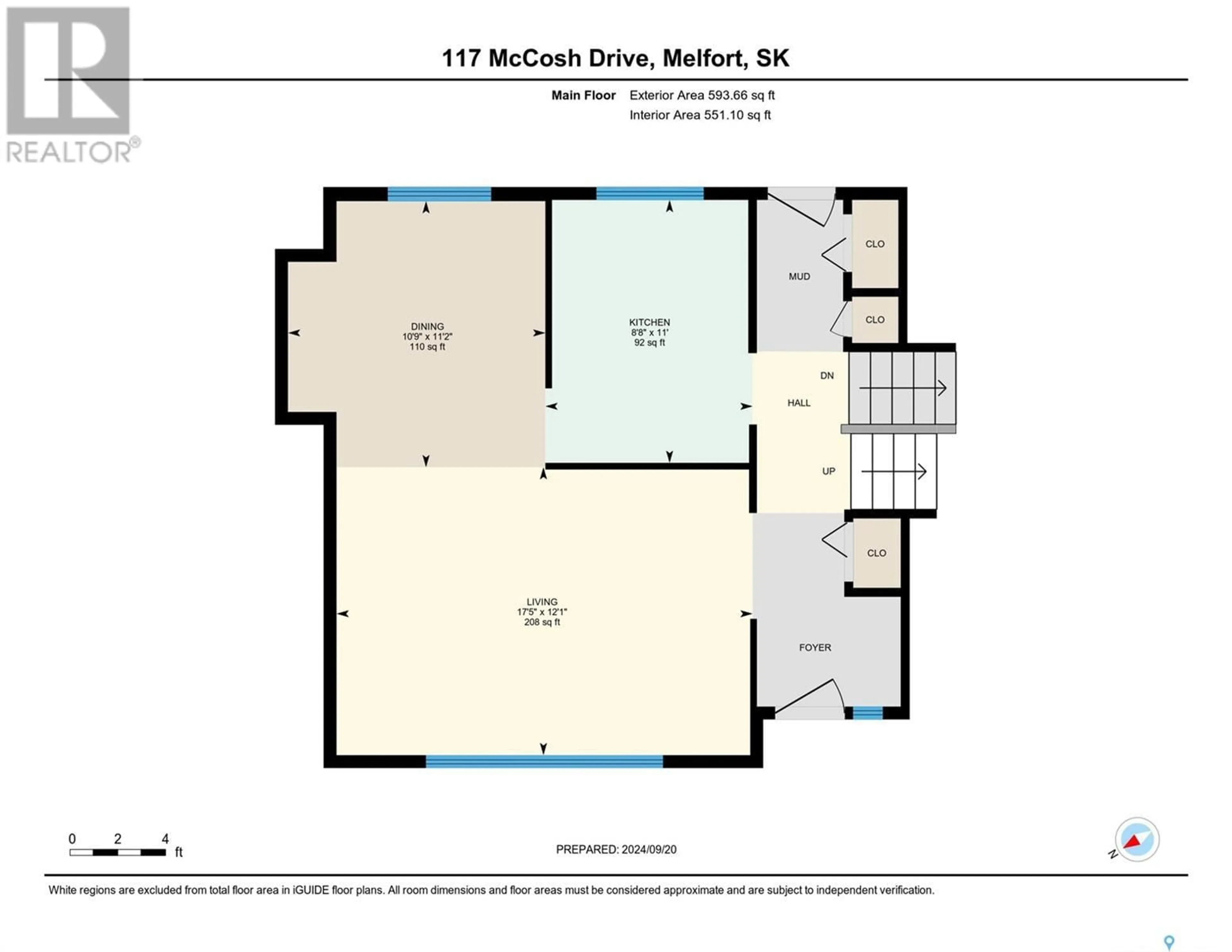 Floor plan for 117 McCosh DRIVE, Melfort Saskatchewan S0E1A0