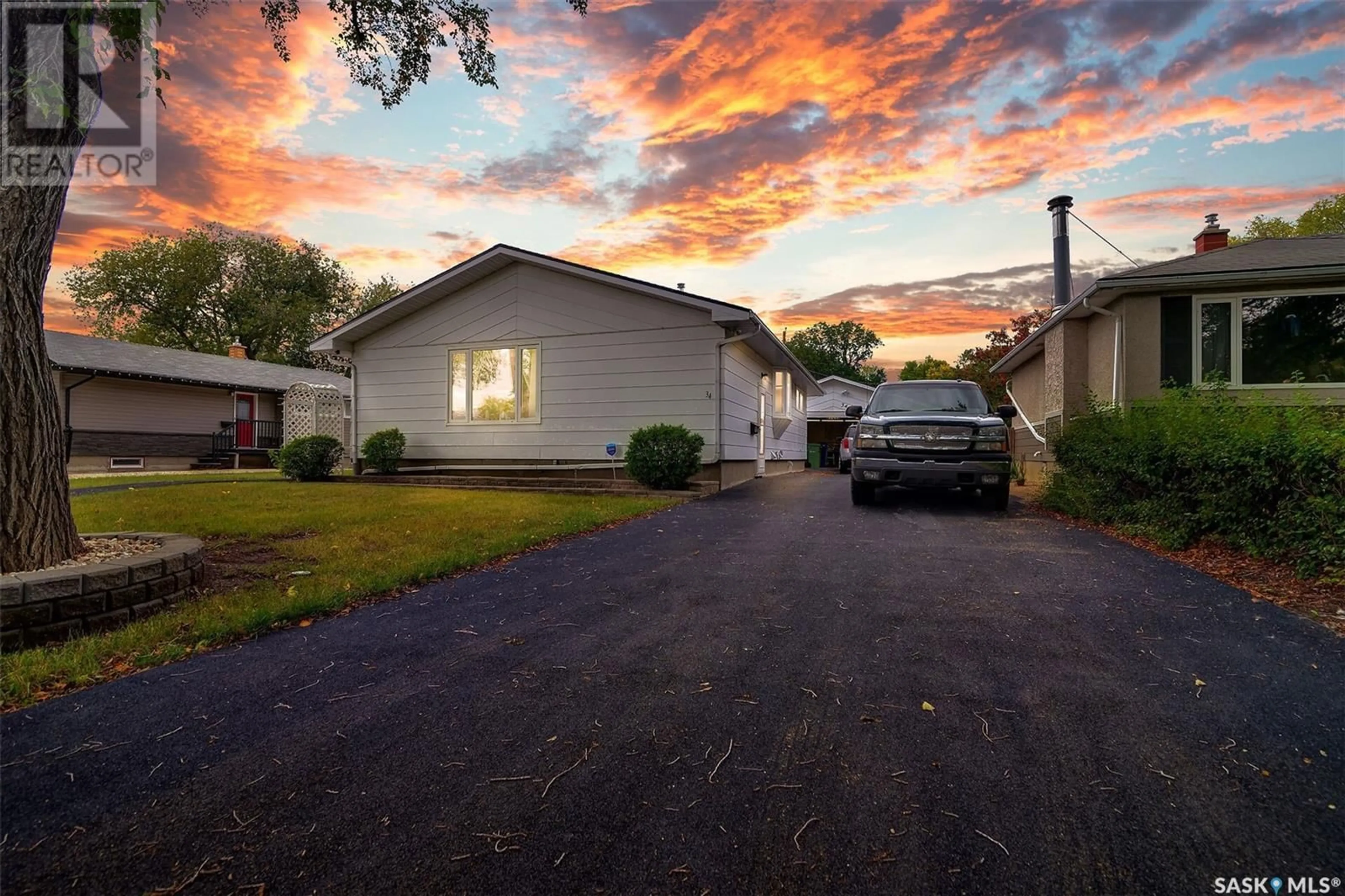 A pic from exterior of the house or condo for 34 LAIRD CRESCENT, Regina Saskatchewan S4R4N8