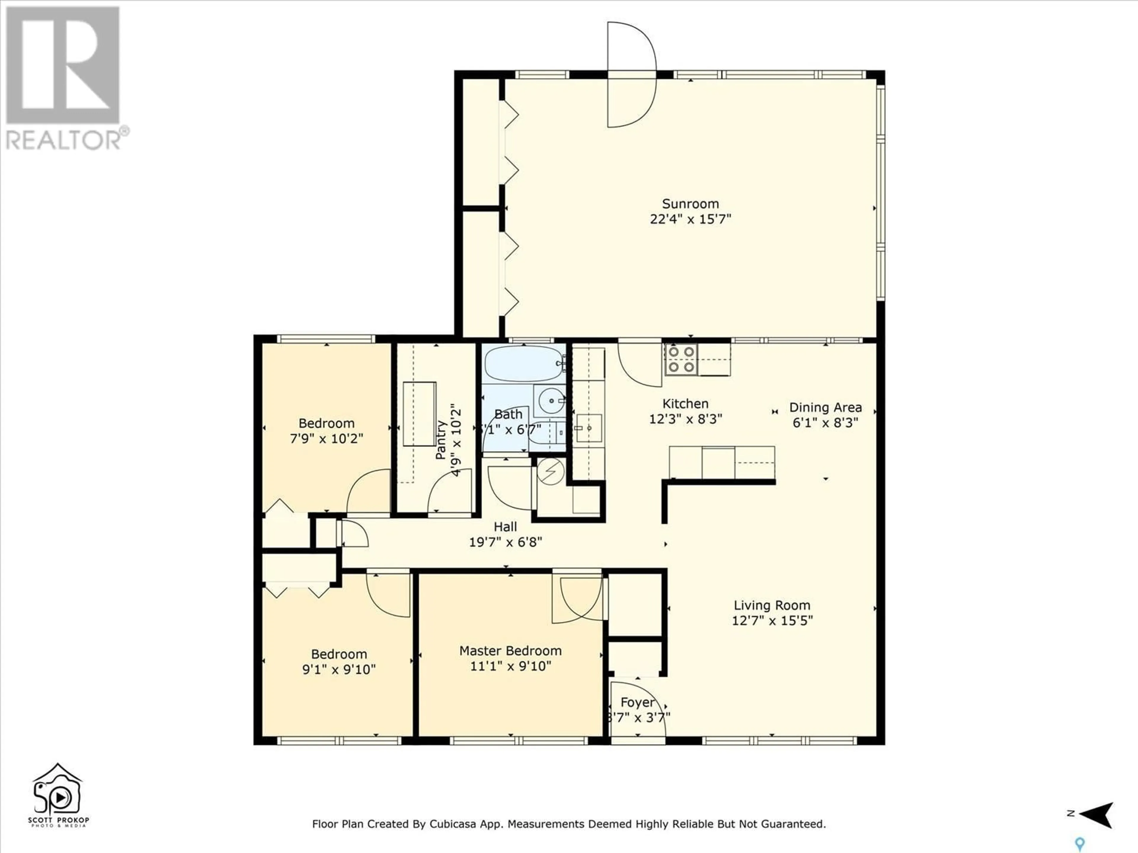 Floor plan for 438 T AVENUE N, Saskatoon Saskatchewan S7M3B2