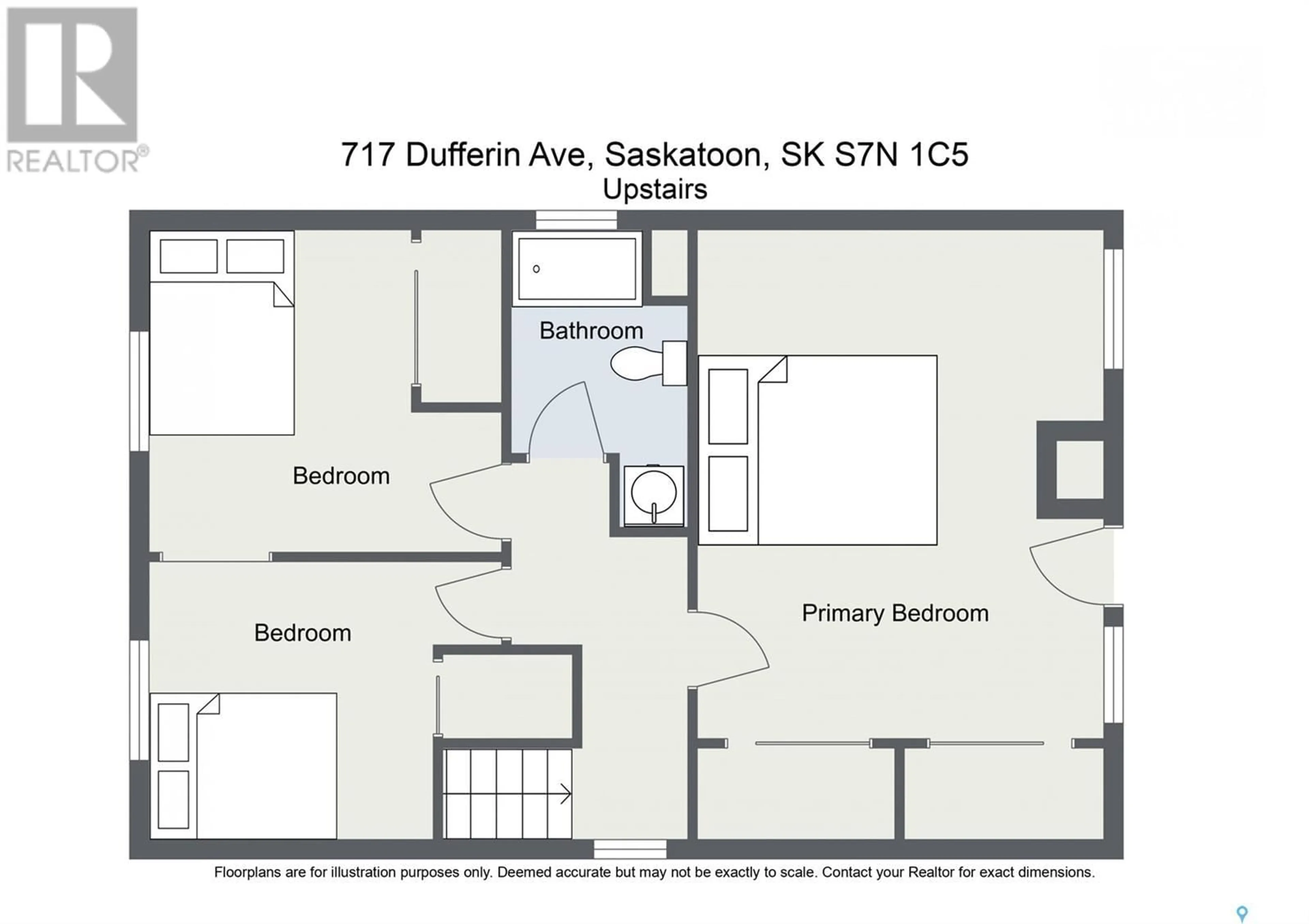 Floor plan for 717 Dufferin AVENUE, Saskatoon Saskatchewan S7N1C5