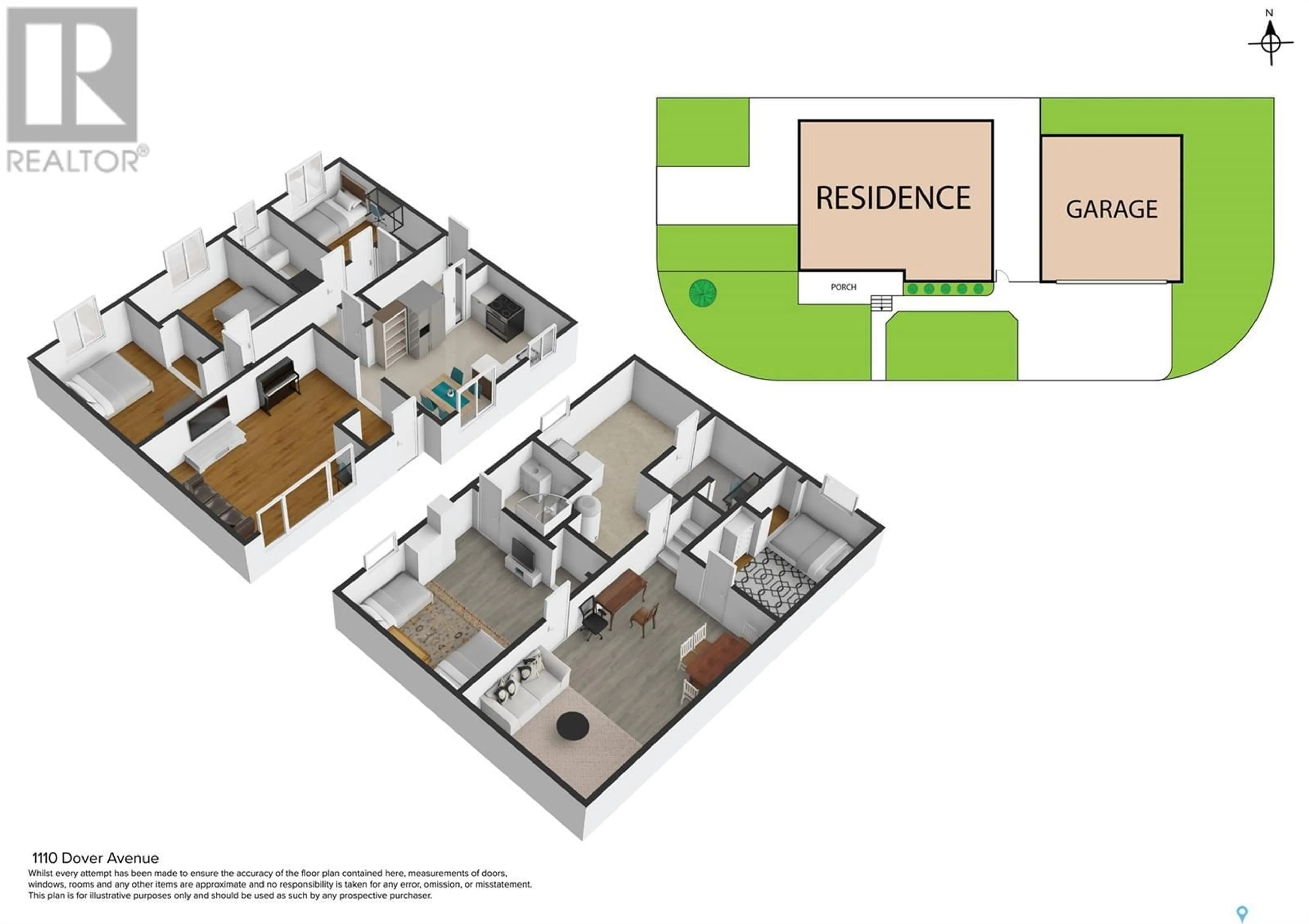 Floor plan for 1110 Dover AVENUE, Regina Saskatchewan S4R0L3