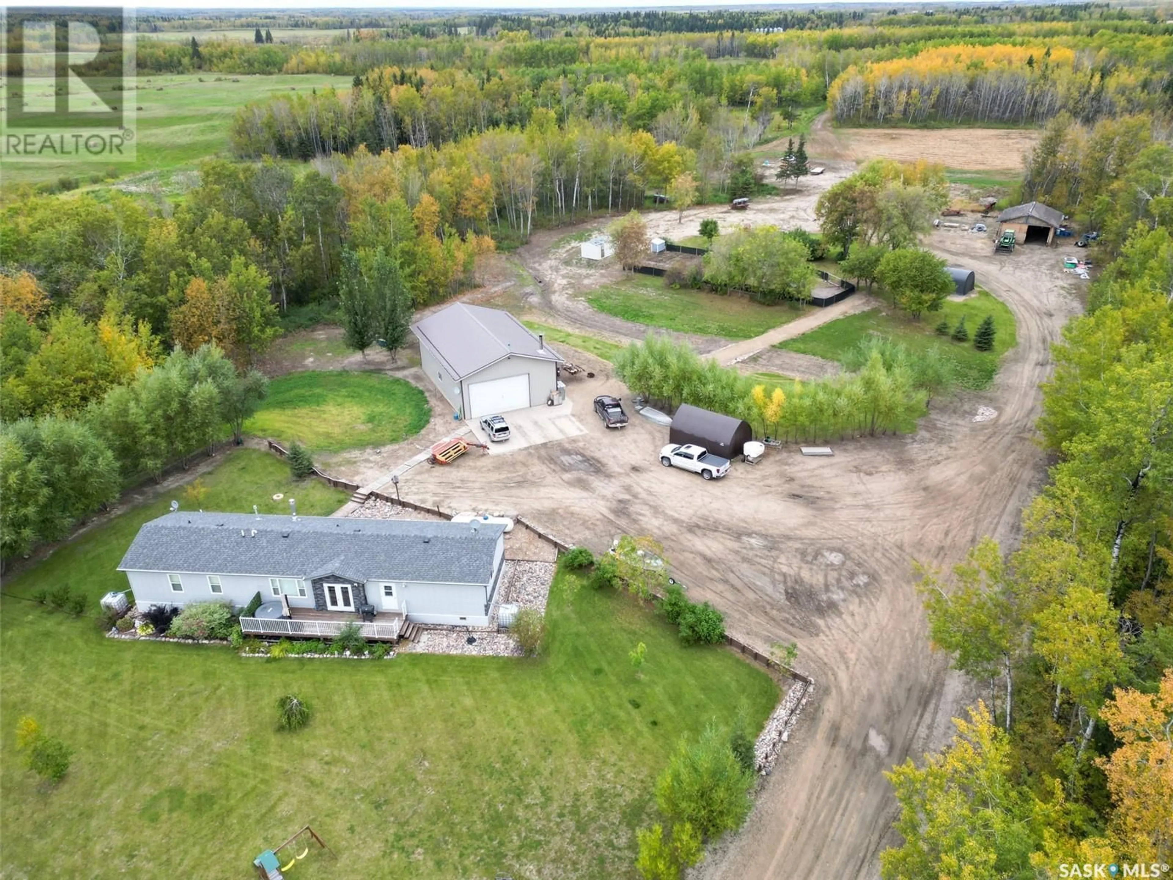 A pic from outside/outdoor area/front of a property/back of a property/a pic from drone, building for FOREST GATE ACREAGE, Paddockwood Rm No. 520 Saskatchewan S0J1Z0