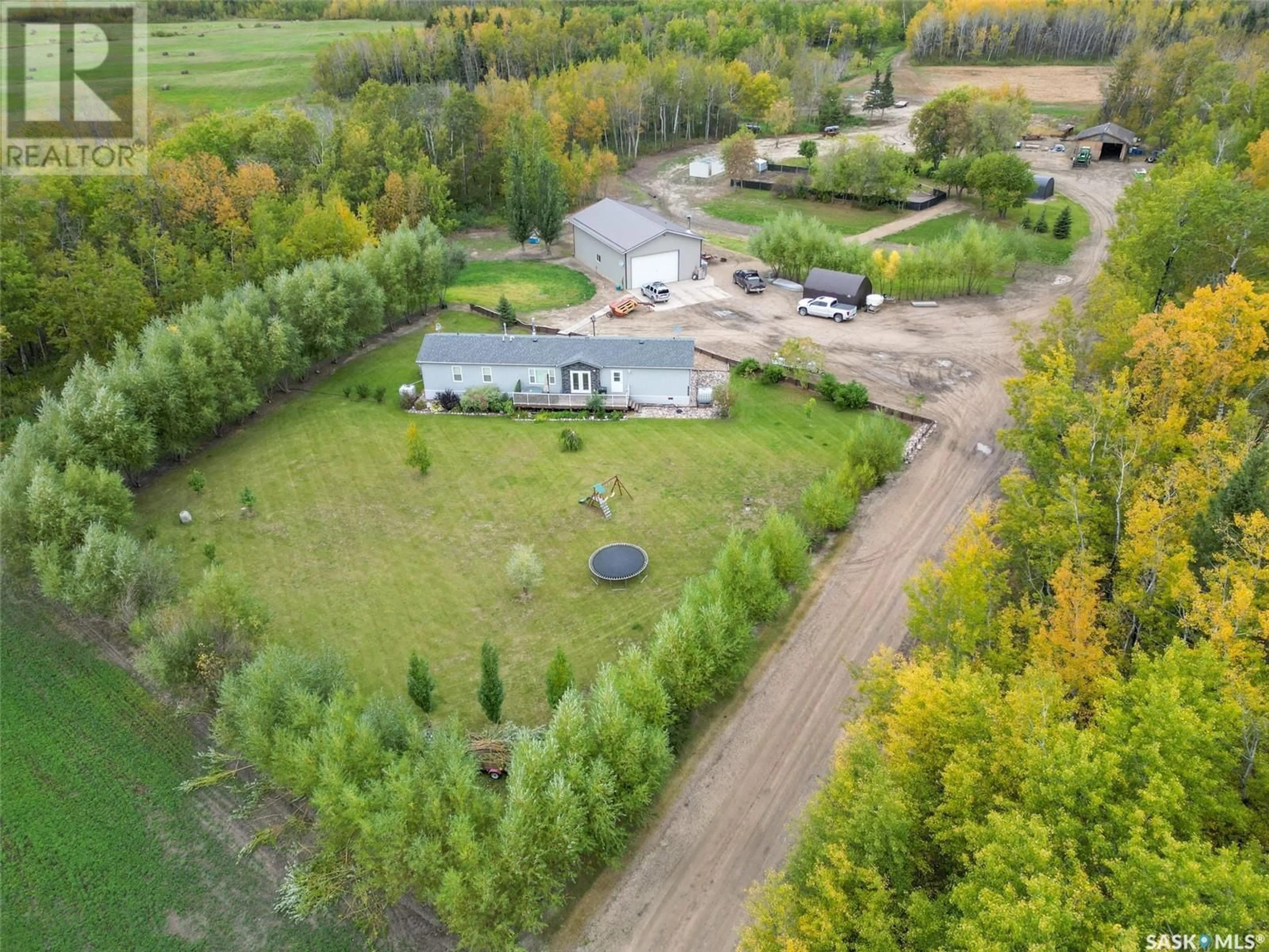 A pic from outside/outdoor area/front of a property/back of a property/a pic from drone, unknown for FOREST GATE ACREAGE, Paddockwood Rm No. 520 Saskatchewan S0J1Z0