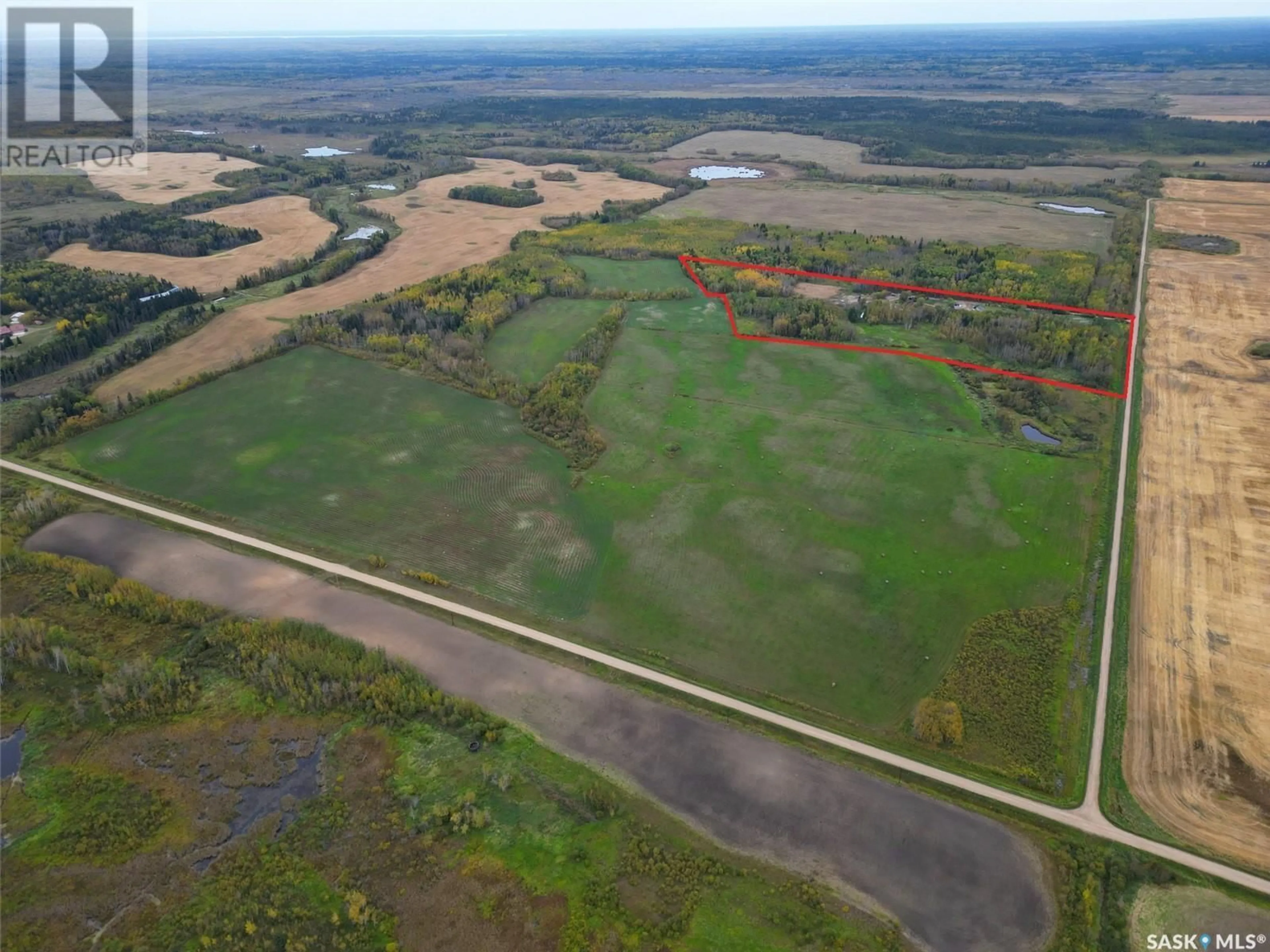 A pic from outside/outdoor area/front of a property/back of a property/a pic from drone, water/lake/river/ocean view for FOREST GATE ACREAGE, Paddockwood Rm No. 520 Saskatchewan S0J1Z0