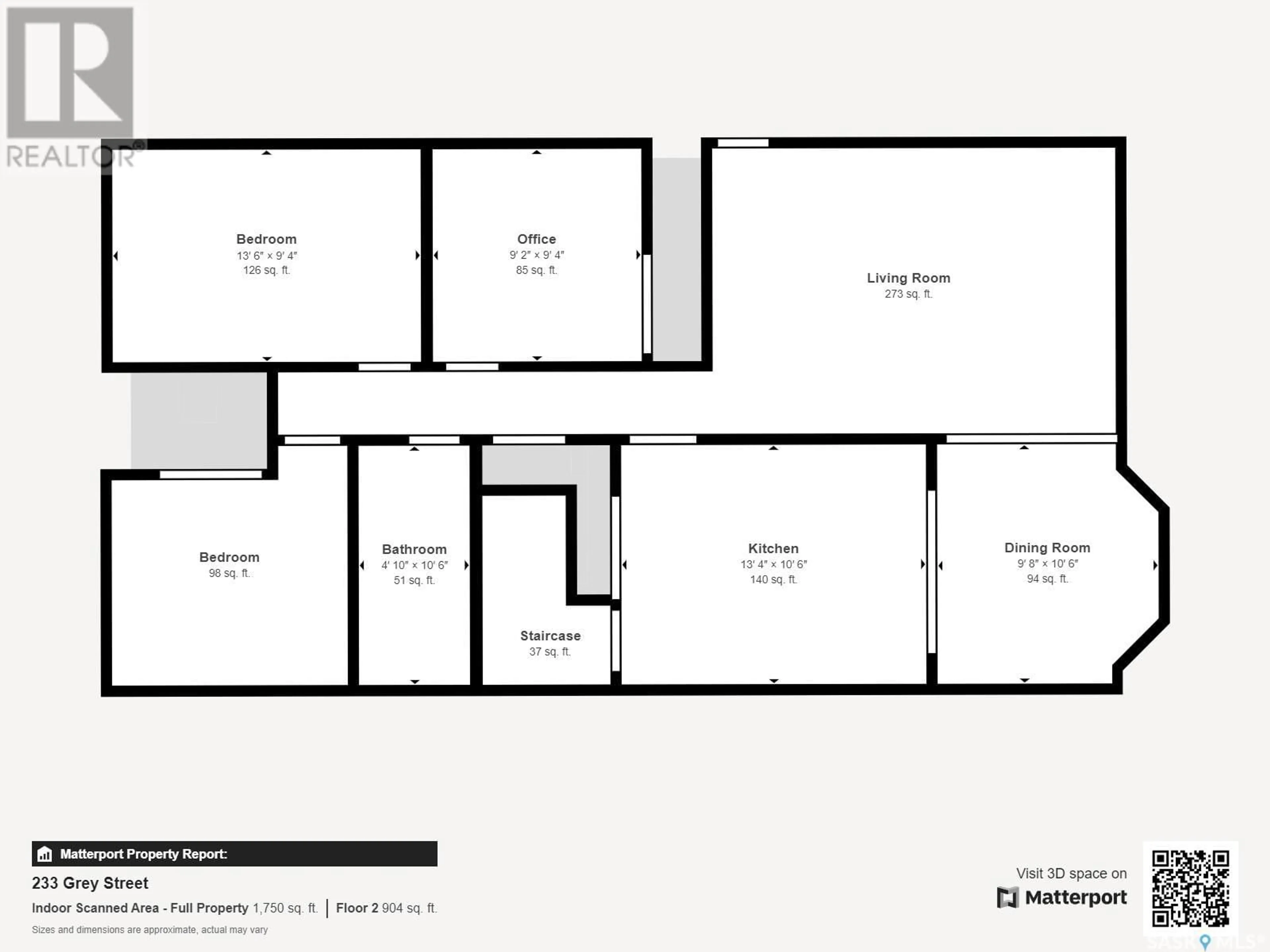 Floor plan for 233 Grey STREET, Sedley Saskatchewan S0G4K0