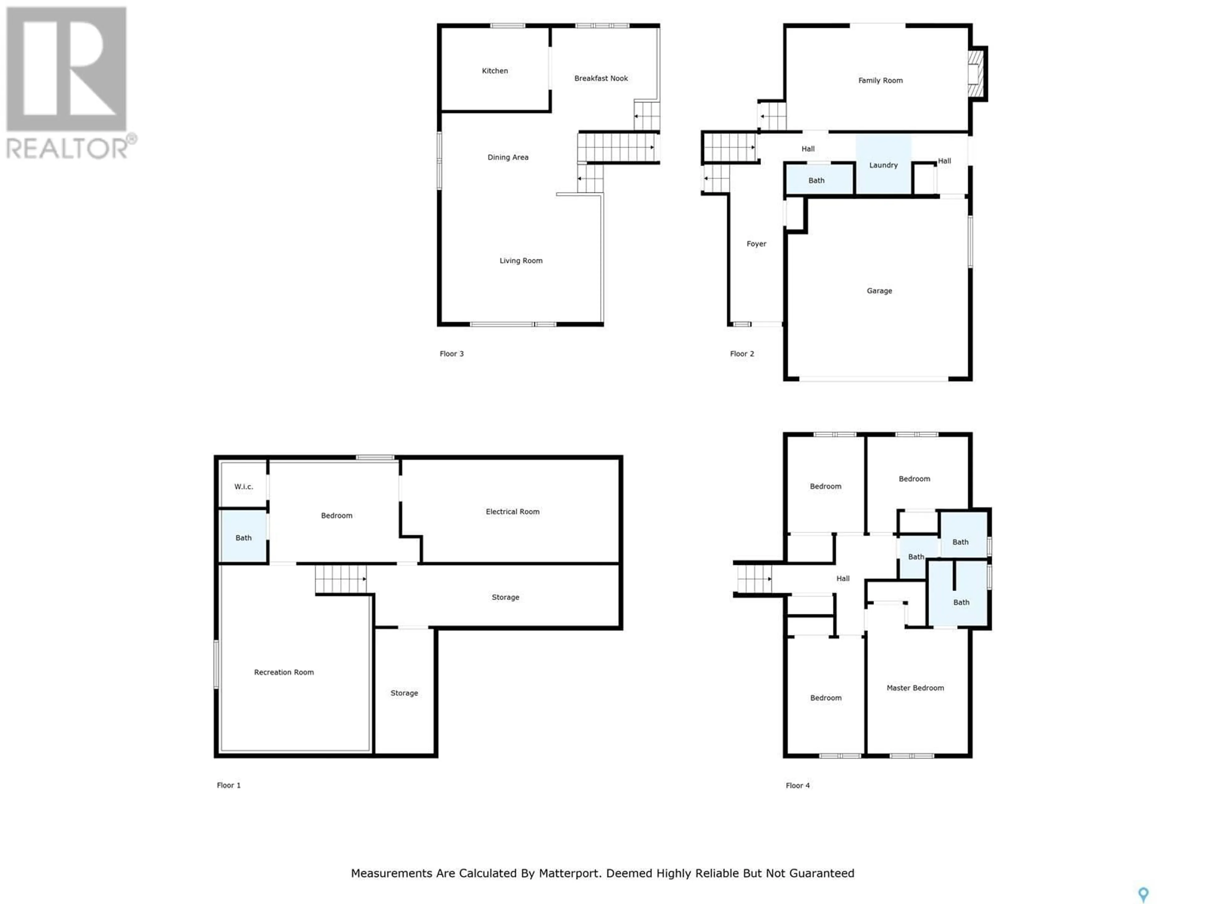 Floor plan for 322 Highbury TERRACE, Saskatoon Saskatchewan S7H4X8