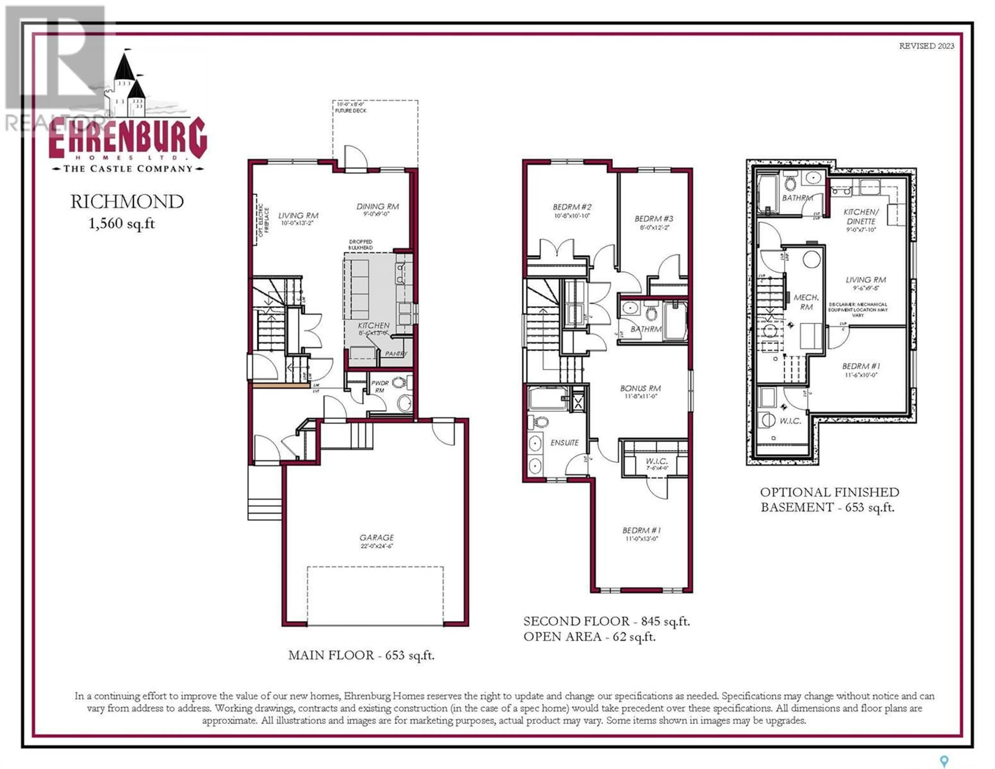 Floor plan for 3349 Favel DRIVE, Regina Saskatchewan S4V4B1