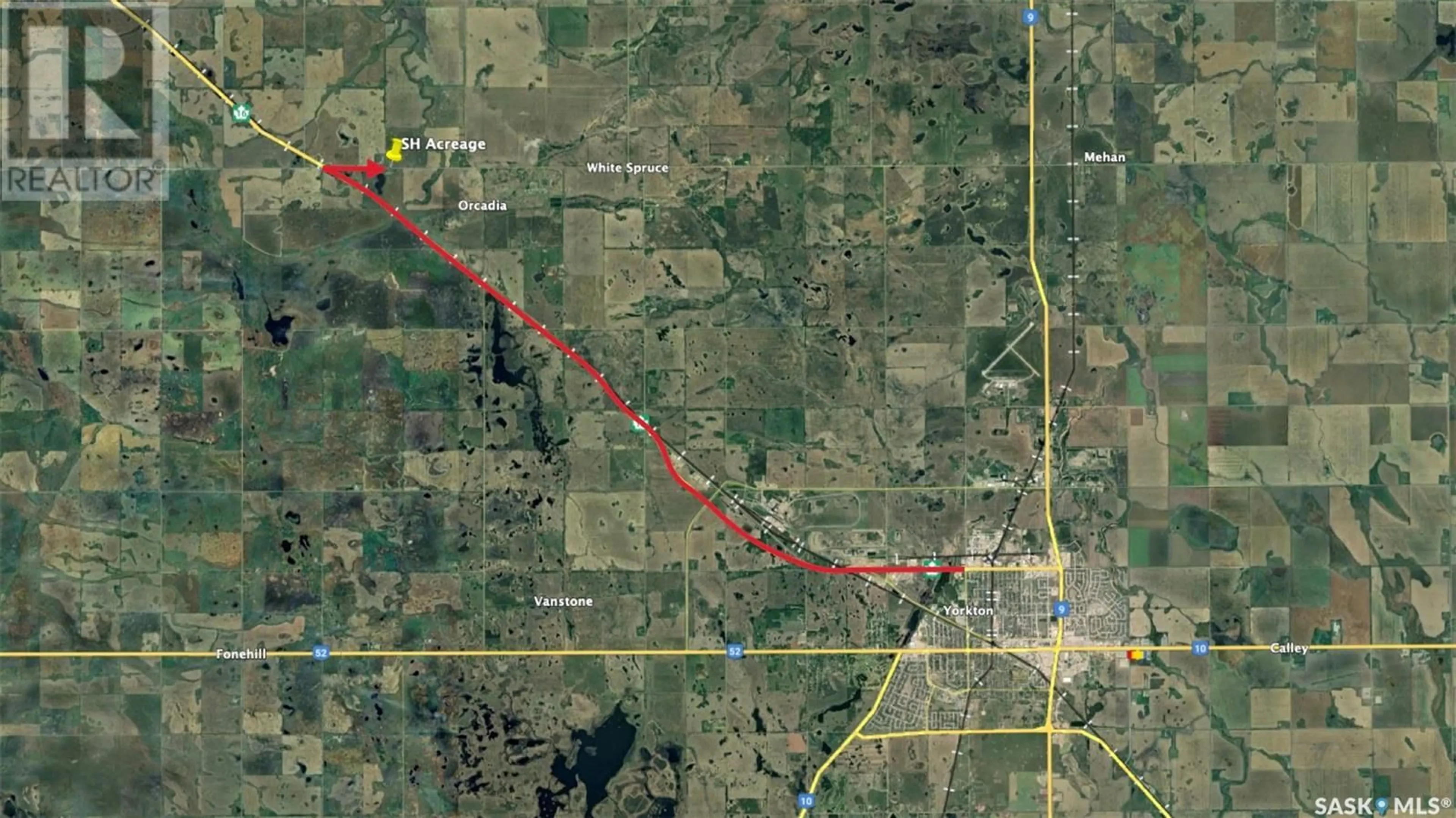 Picture of a map for SH Acreage, Orkney Rm No. 244 Saskatchewan S0A3V0