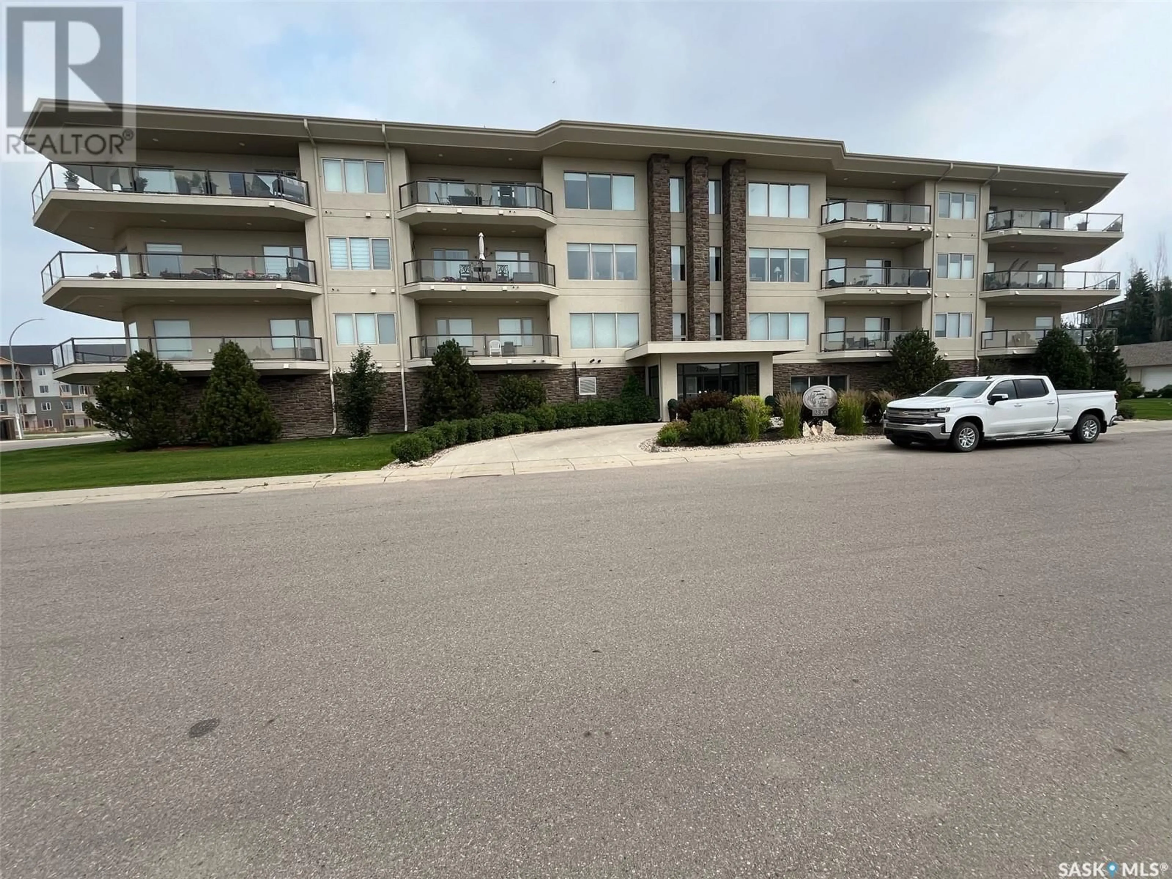 A pic from exterior of the house or condo, the street view for 103 2800 Lakeview DRIVE, Prince Albert Saskatchewan S6W0A4