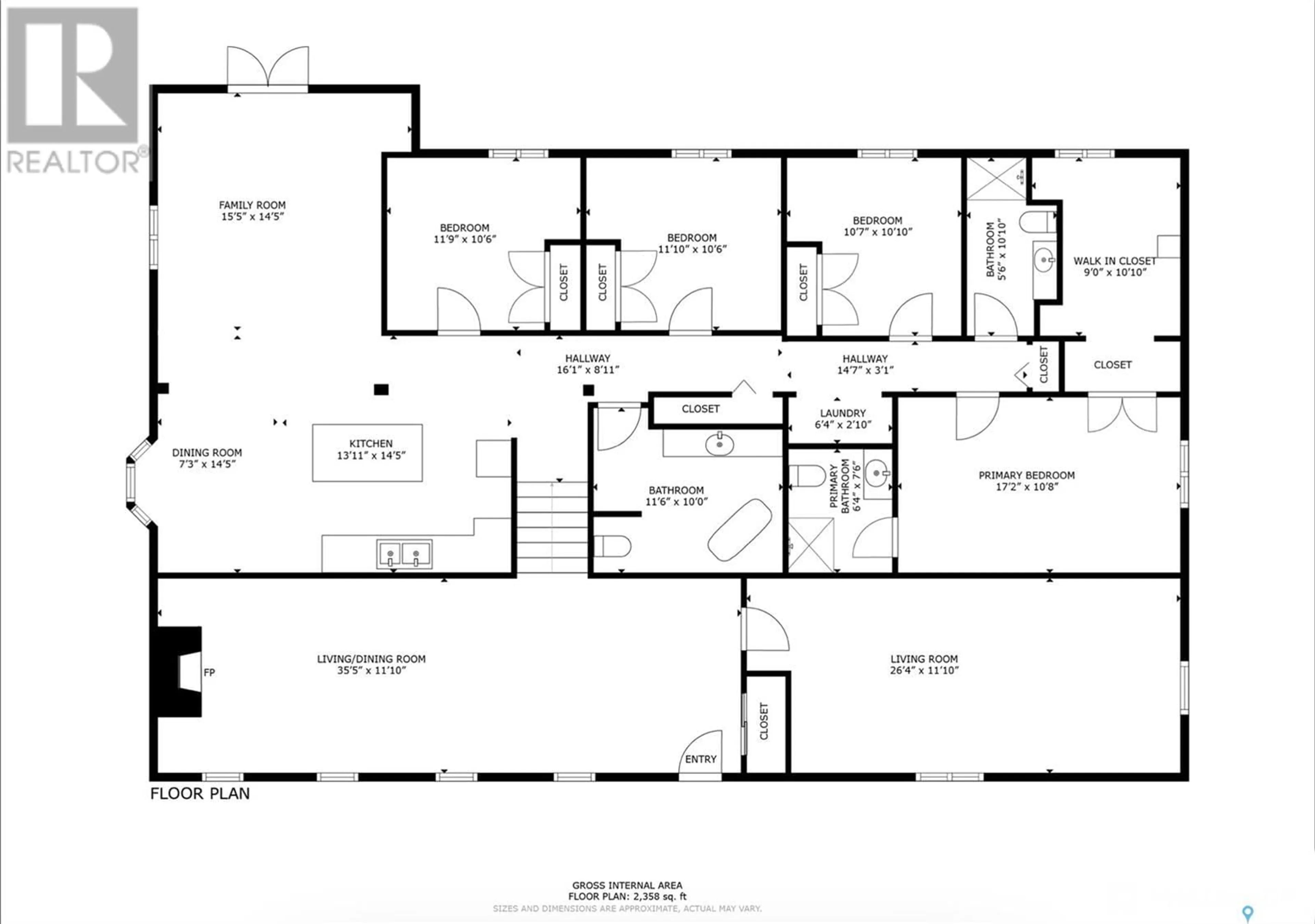 Floor plan for River's Edge Acreage, Moose Jaw Rm No. 161 Saskatchewan S0H0N0