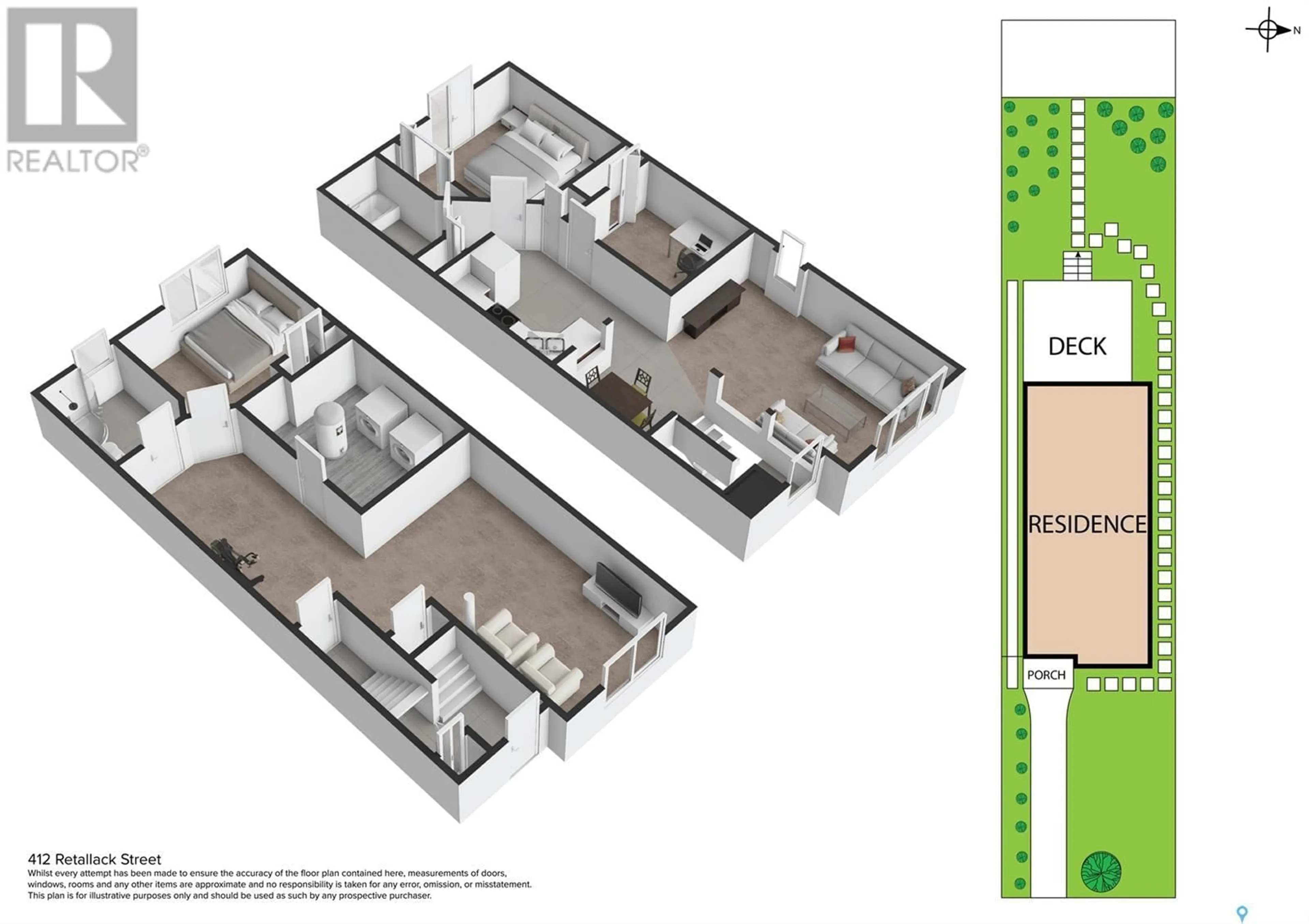 Floor plan for 412 Retallack STREET, Regina Saskatchewan S4R3N3