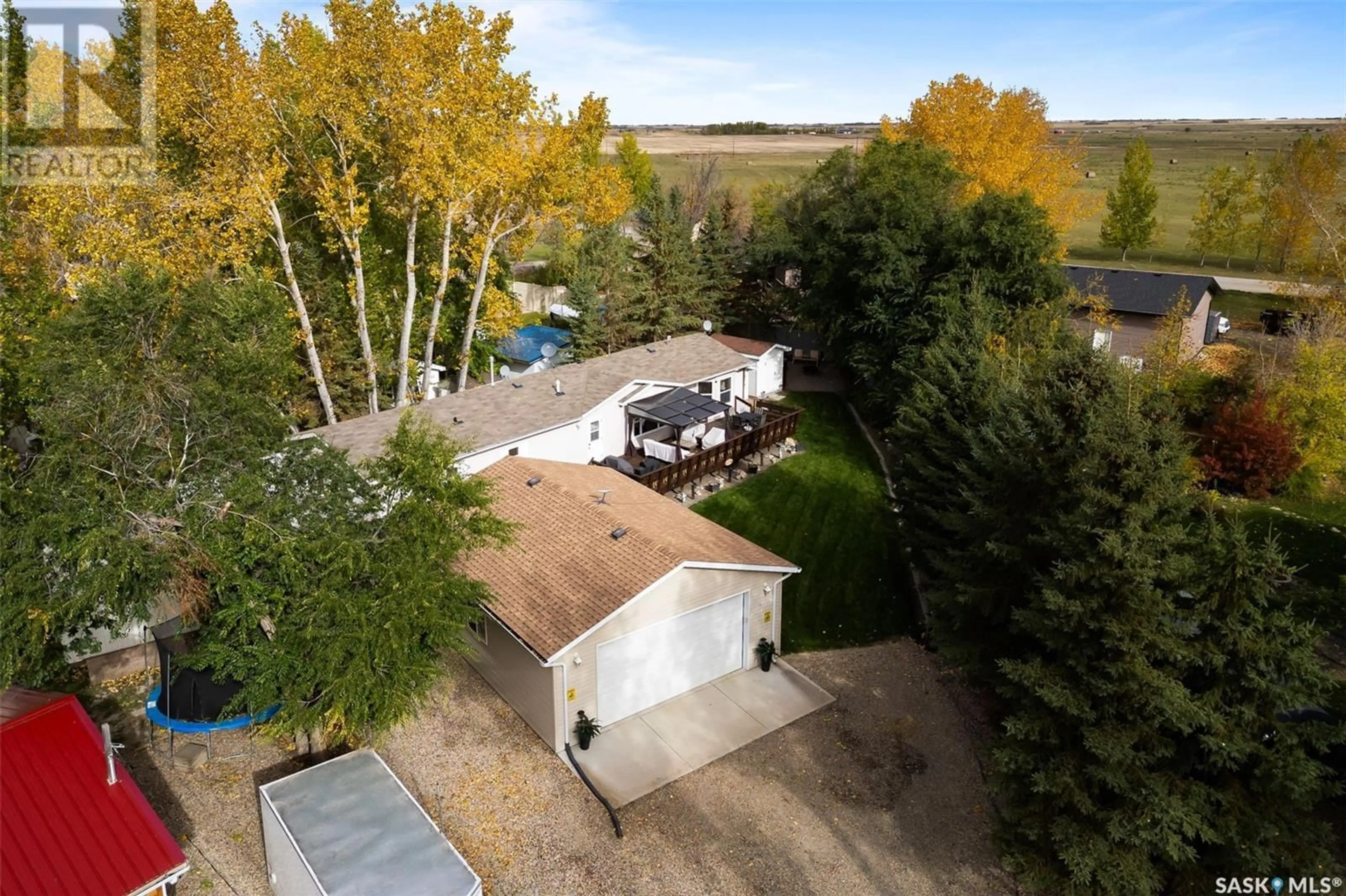 Patio, the fenced backyard for 113 Minnow CRESCENT, Island View Saskatchewan S0G4V0