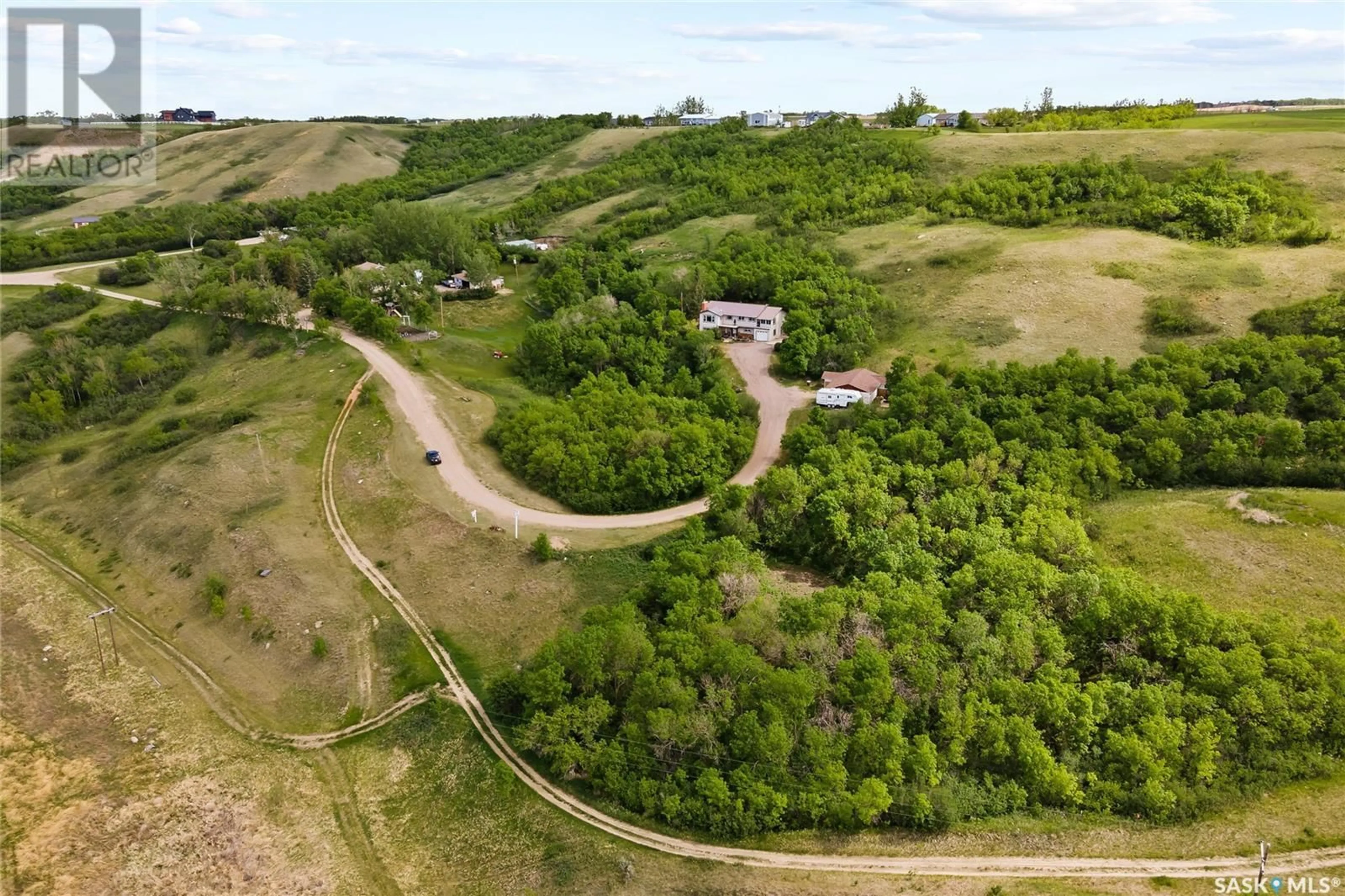 A pic from outside/outdoor area/front of a property/back of a property/a pic from drone, unknown for RM of Longlaketon No. 219 - Bechard ACREAGE, Longlaketon Rm No. 219 Saskatchewan S0G0W0