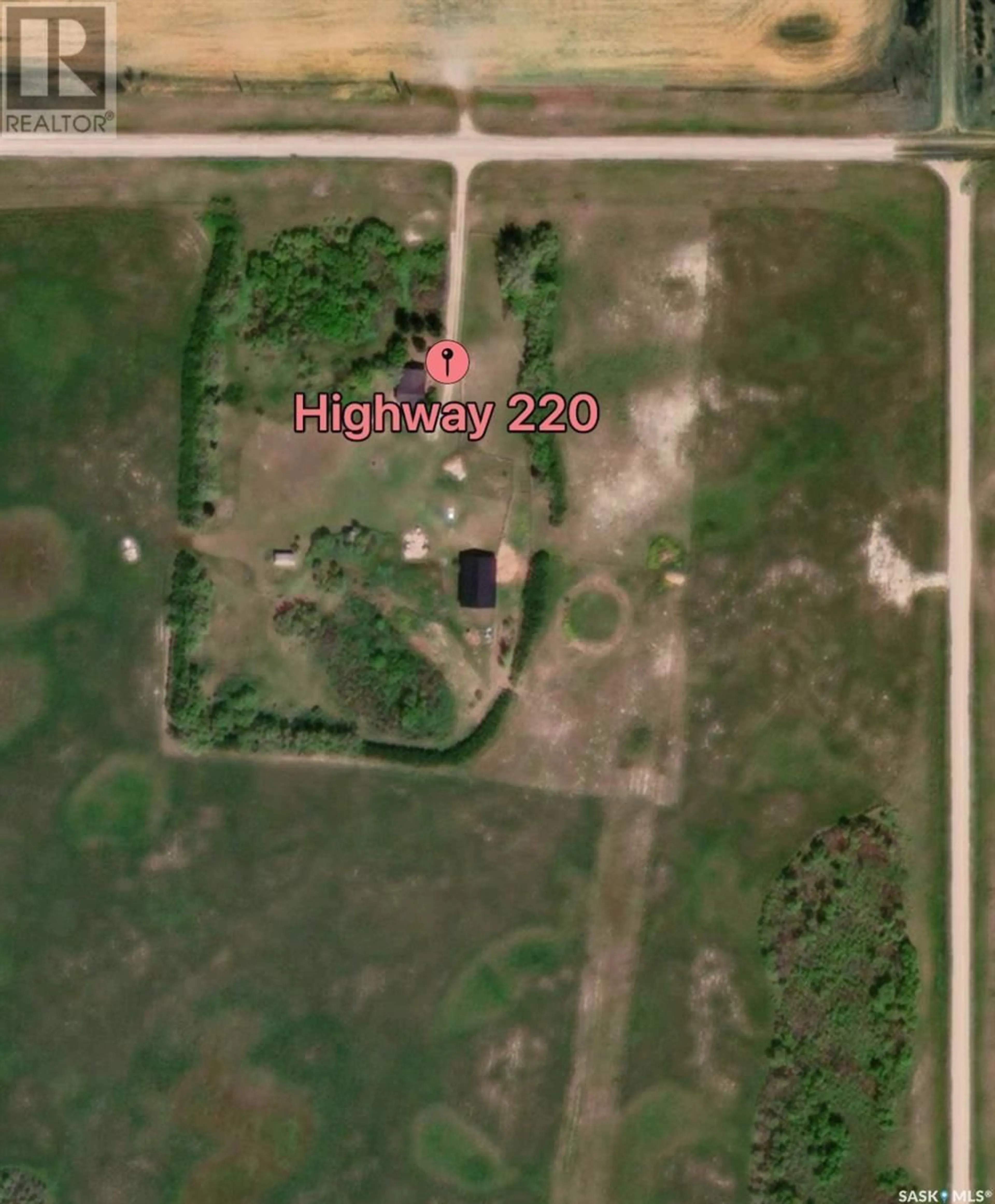 Picture of a map for Highway 220 west of Bulyea, Mckillop Rm No. 220 Saskatchewan S0G0L0