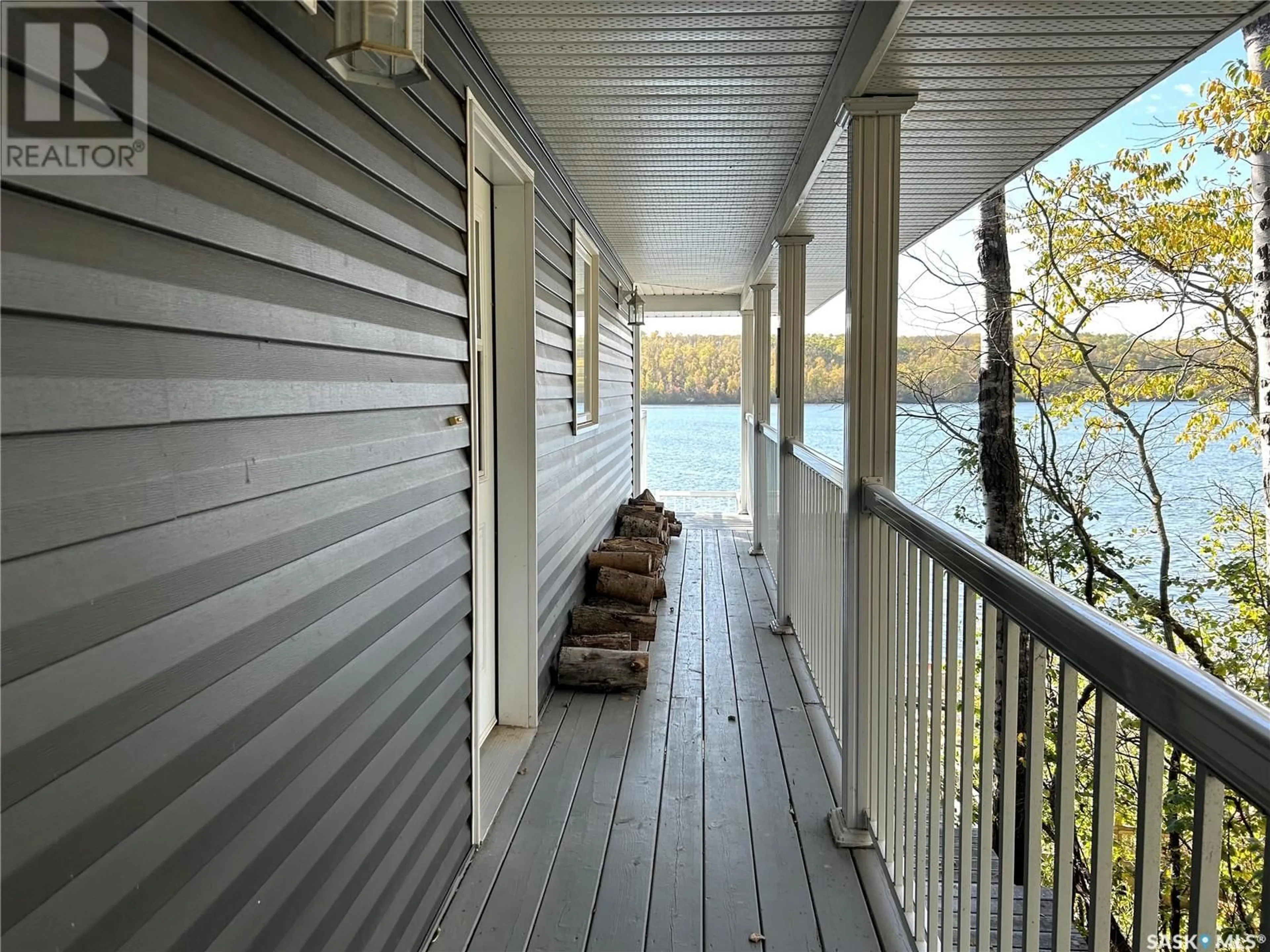 Patio, water/lake/river/ocean view for 2 LAKESIDE DRIVE, Kipabiskau Regional Park Saskatchewan S0E1T0