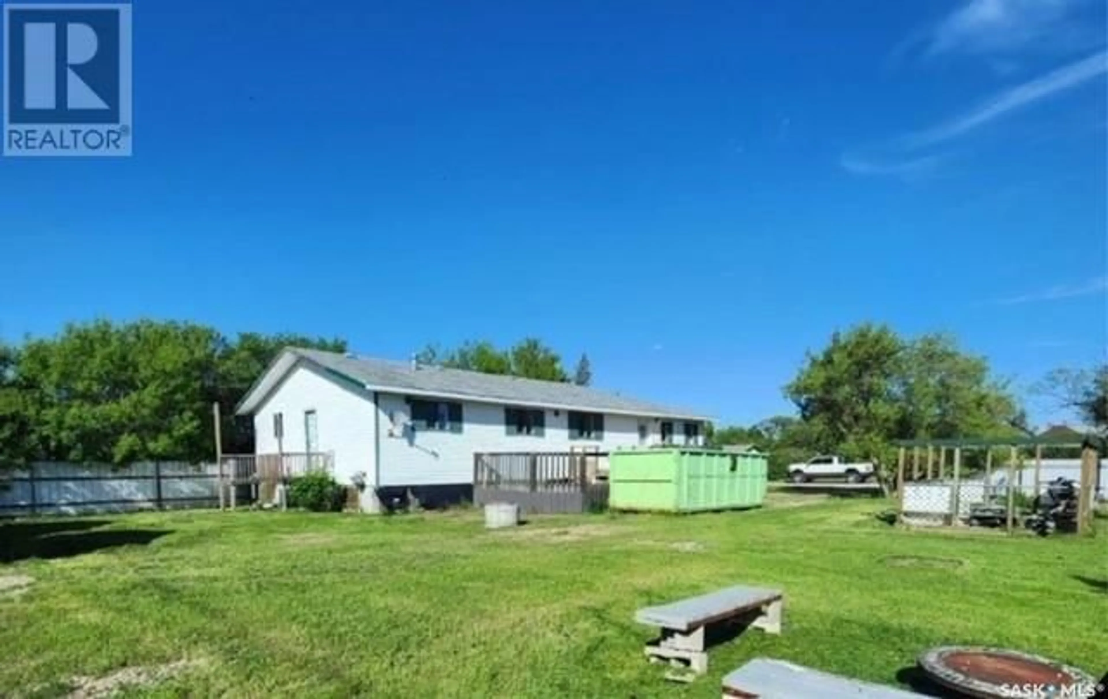 Frontside or backside of a home, the front or back of building for 220 Main STREET, Benson Saskatchewan S0C0L0