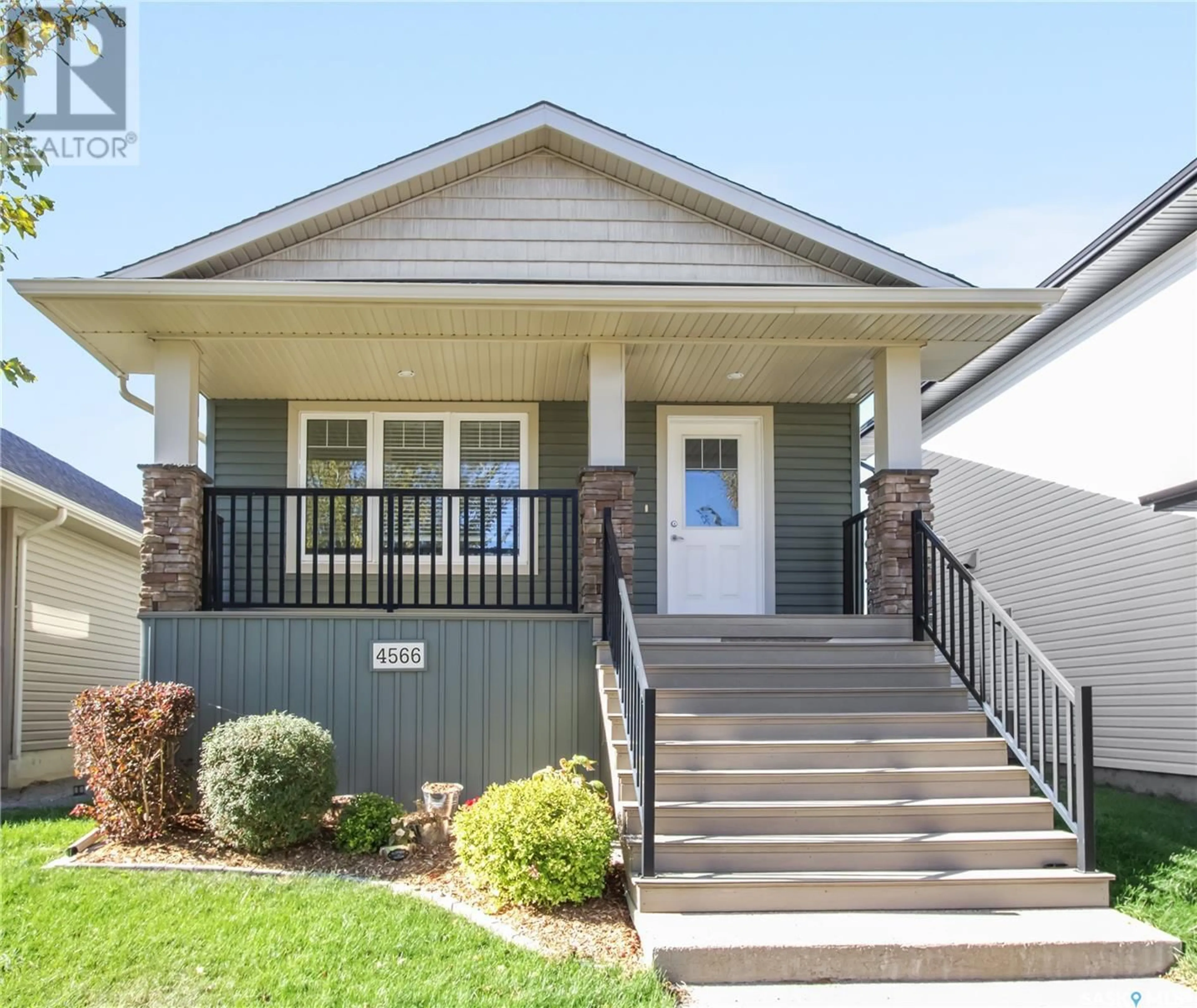 Frontside or backside of a home, the street view for 4566 James Hill ROAD, Regina Saskatchewan S4W0K8