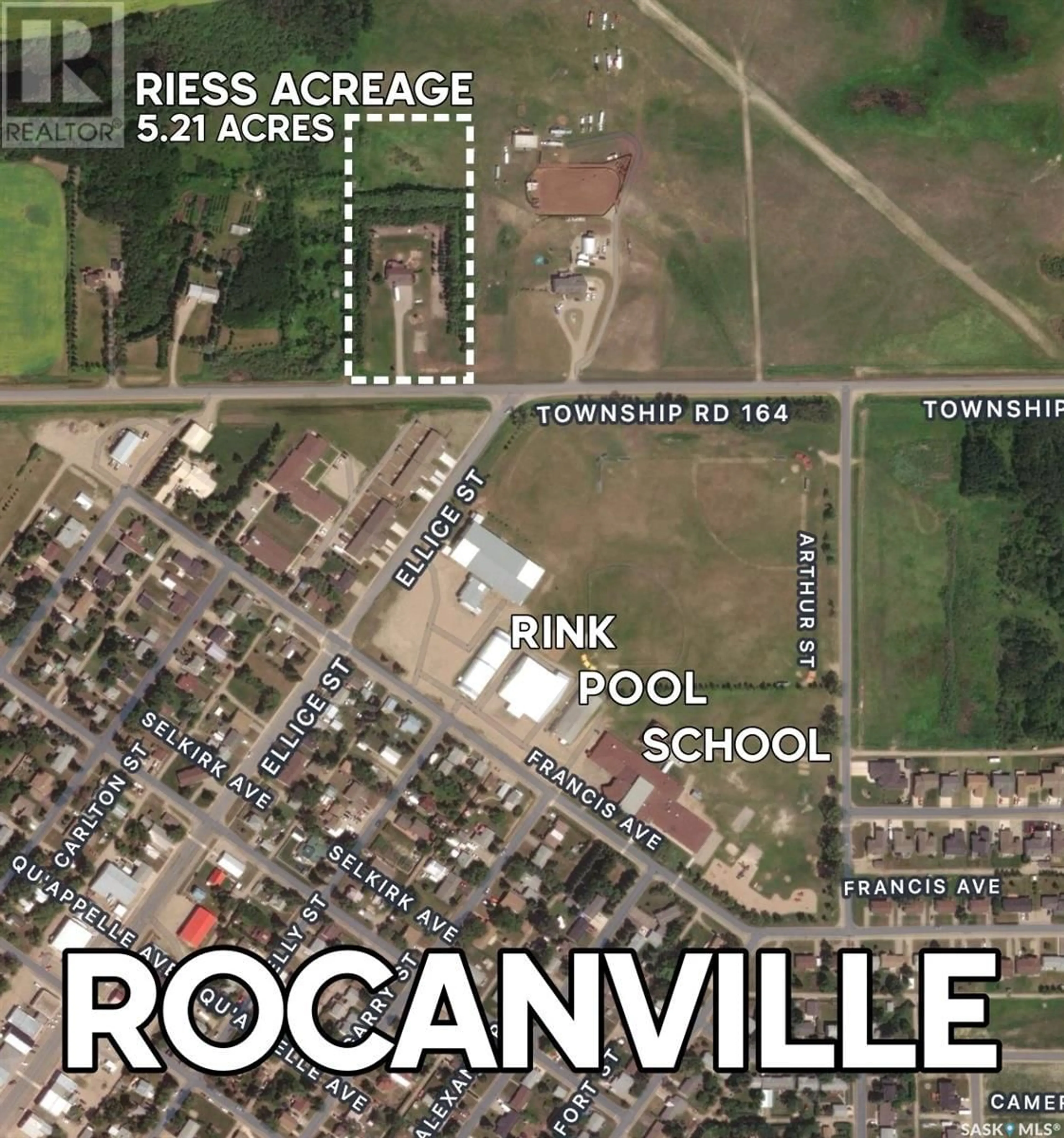 Picture of a map for RIESS ACREAGE, Rocanville Rm No. 151 Saskatchewan S0A3L0