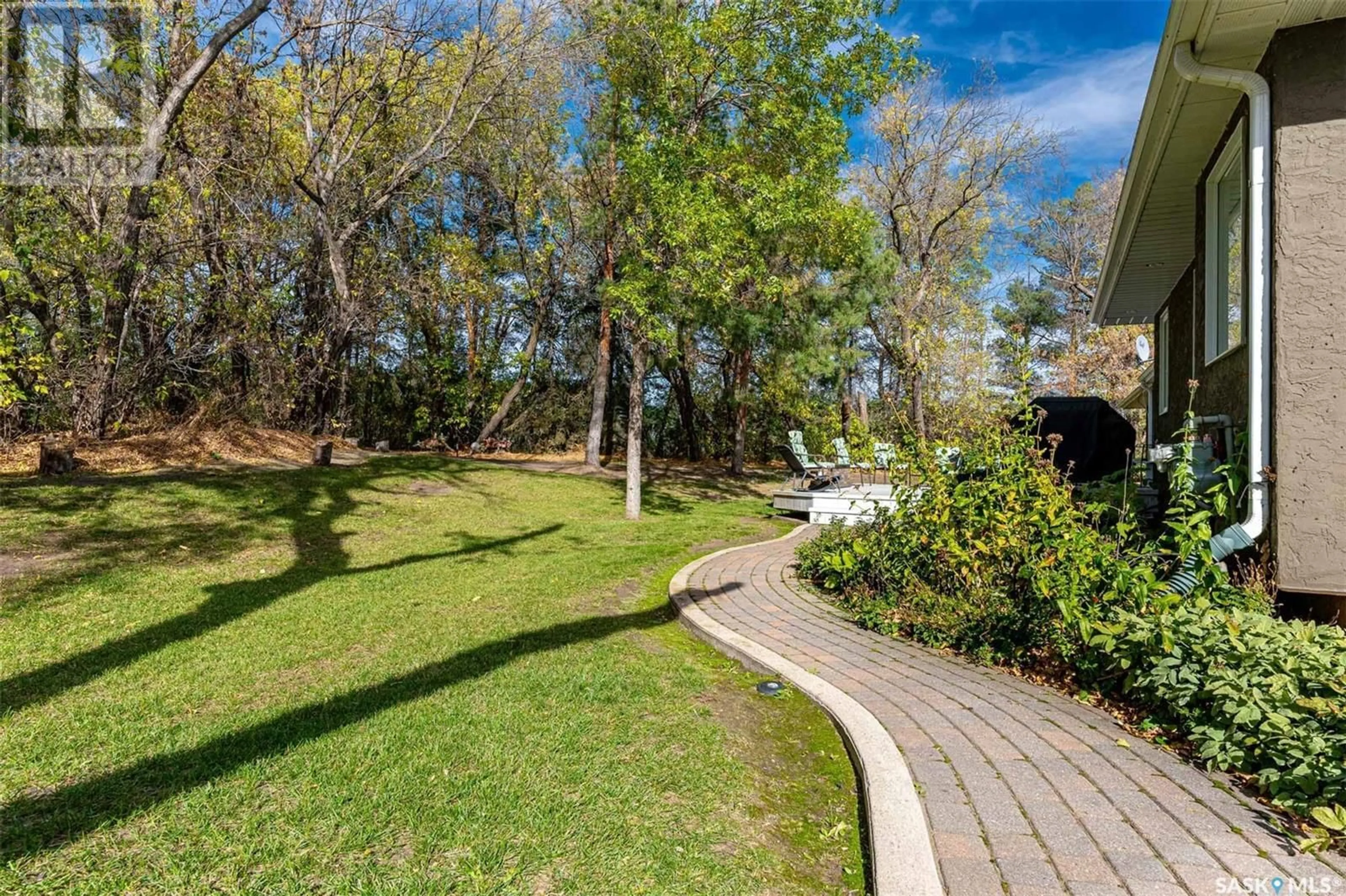 Patio, the fenced backyard for 6096 Clarence AVENUE S, Corman Park Rm No. 344 Saskatchewan S7K1M2