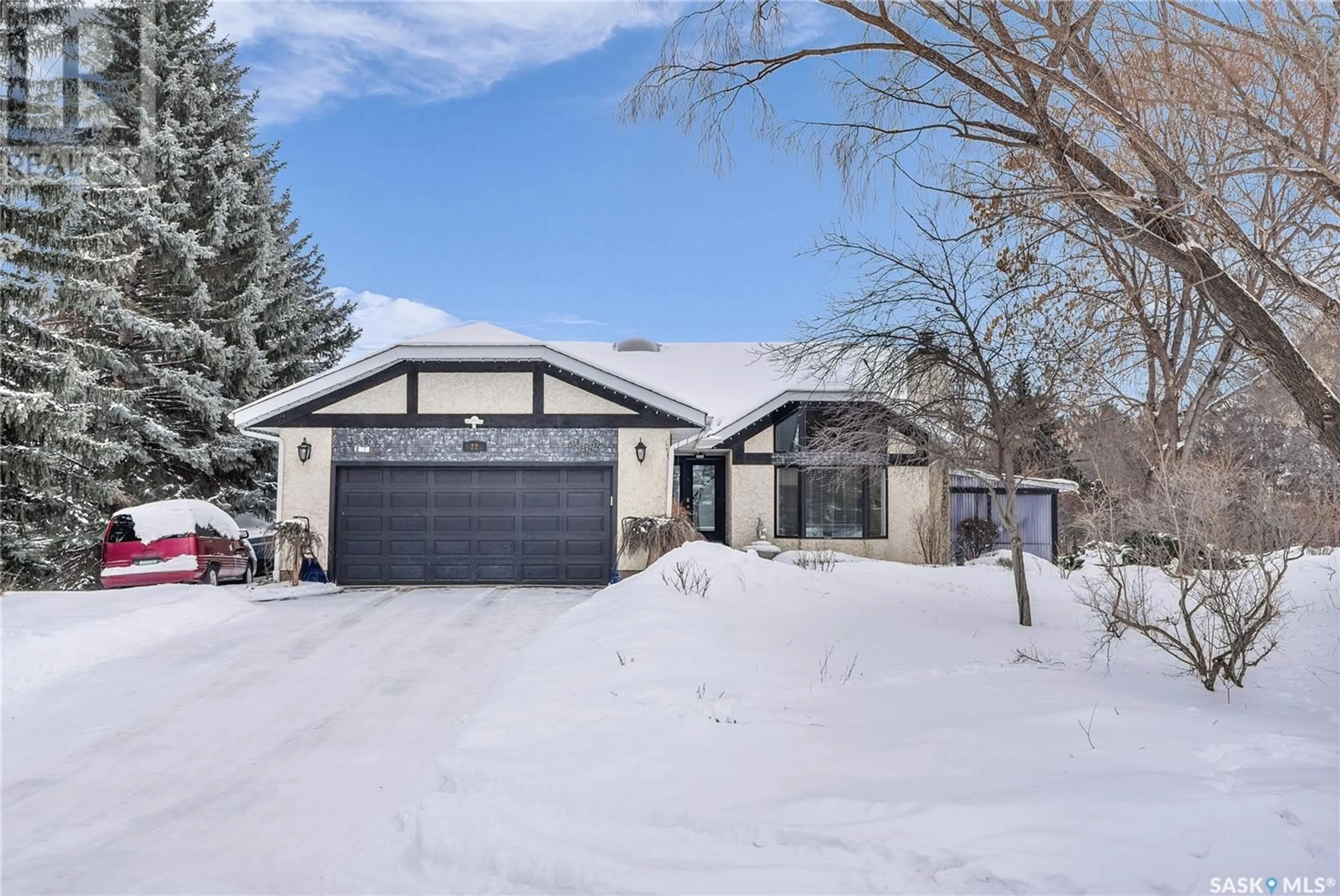 Home with brick exterior material, street for 22 CHEMIN BELLEVUE ROAD, Battleford Saskatchewan S0M0E0