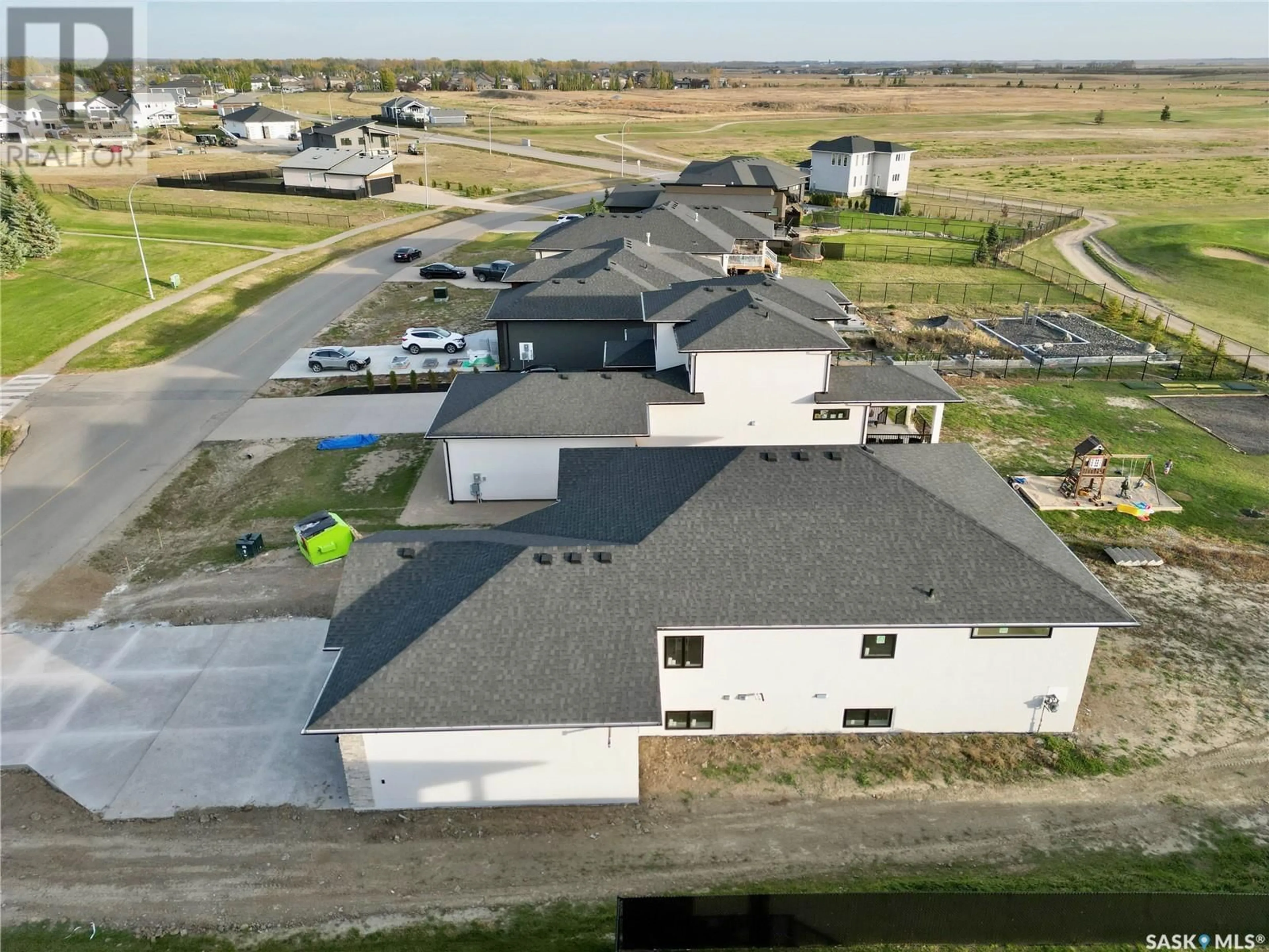 Frontside or backside of a home, the front or back of building for 360 Emerald Park ROAD, Emerald Park Saskatchewan S4L0E7