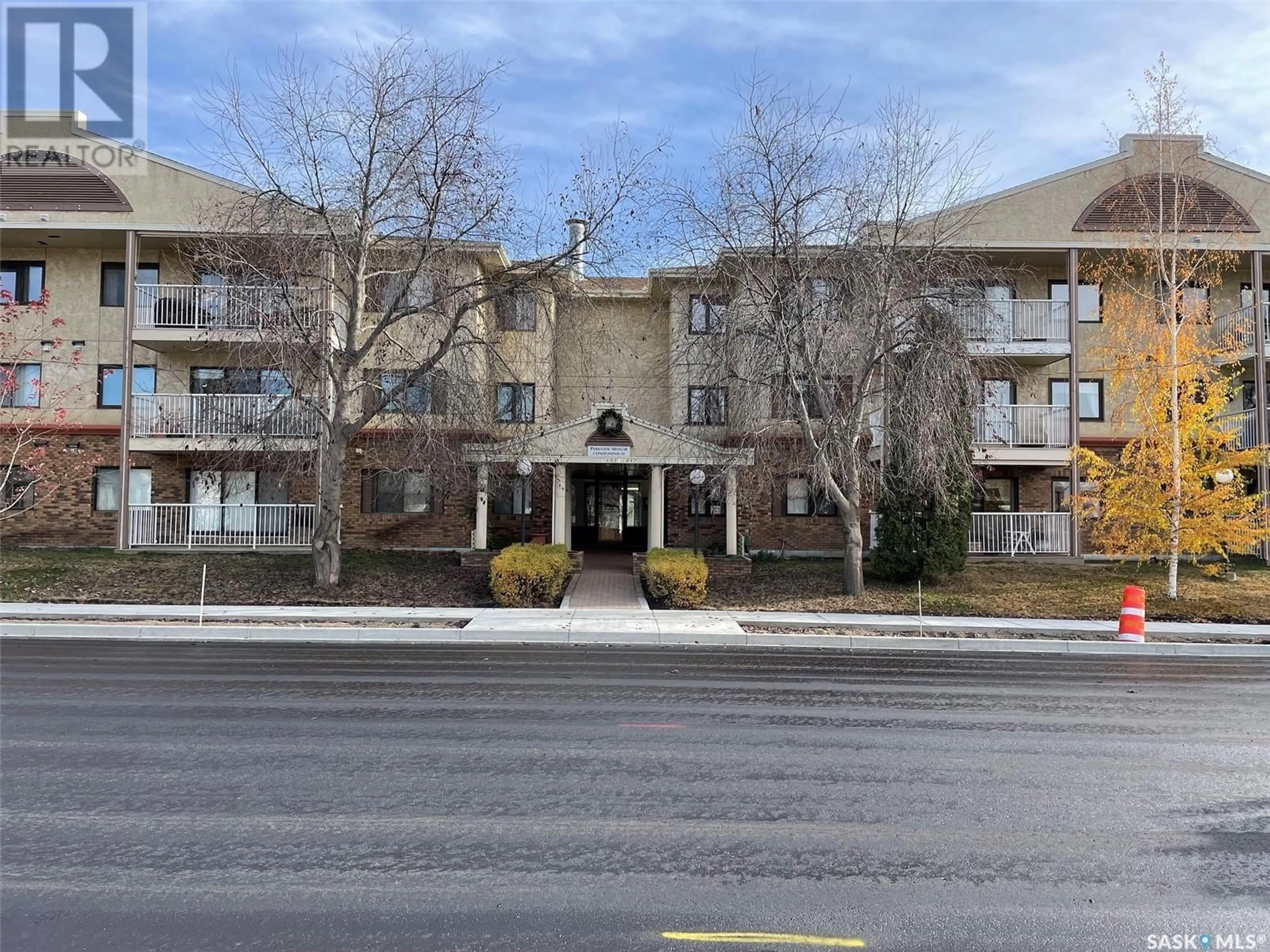 A pic from exterior of the house or condo, the front or back of building for 309 1442 102ND STREET, North Battleford Saskatchewan S9A1G7