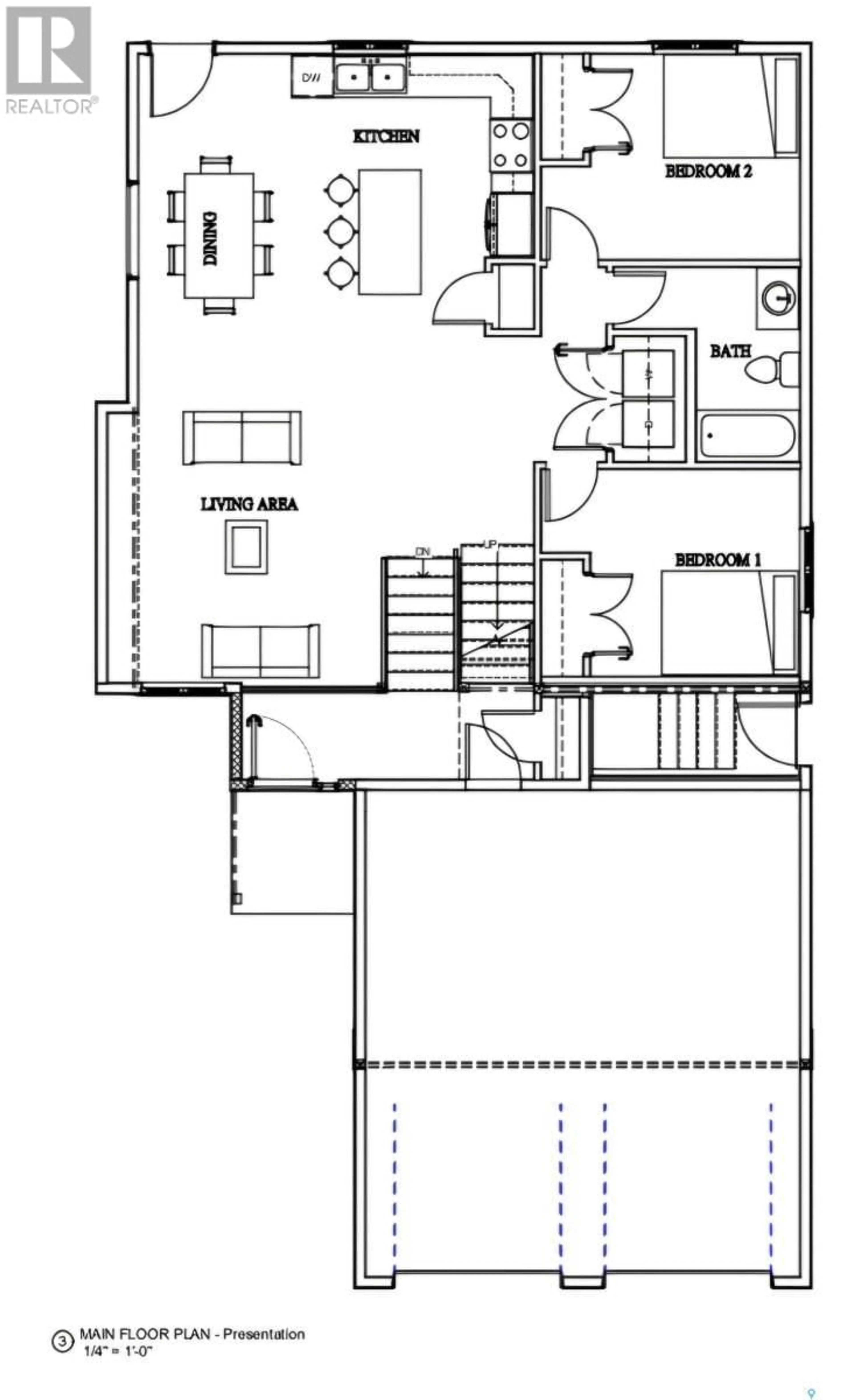 Floor plan for 834 Bentley MANOR, Saskatoon Saskatchewan S7L7N2