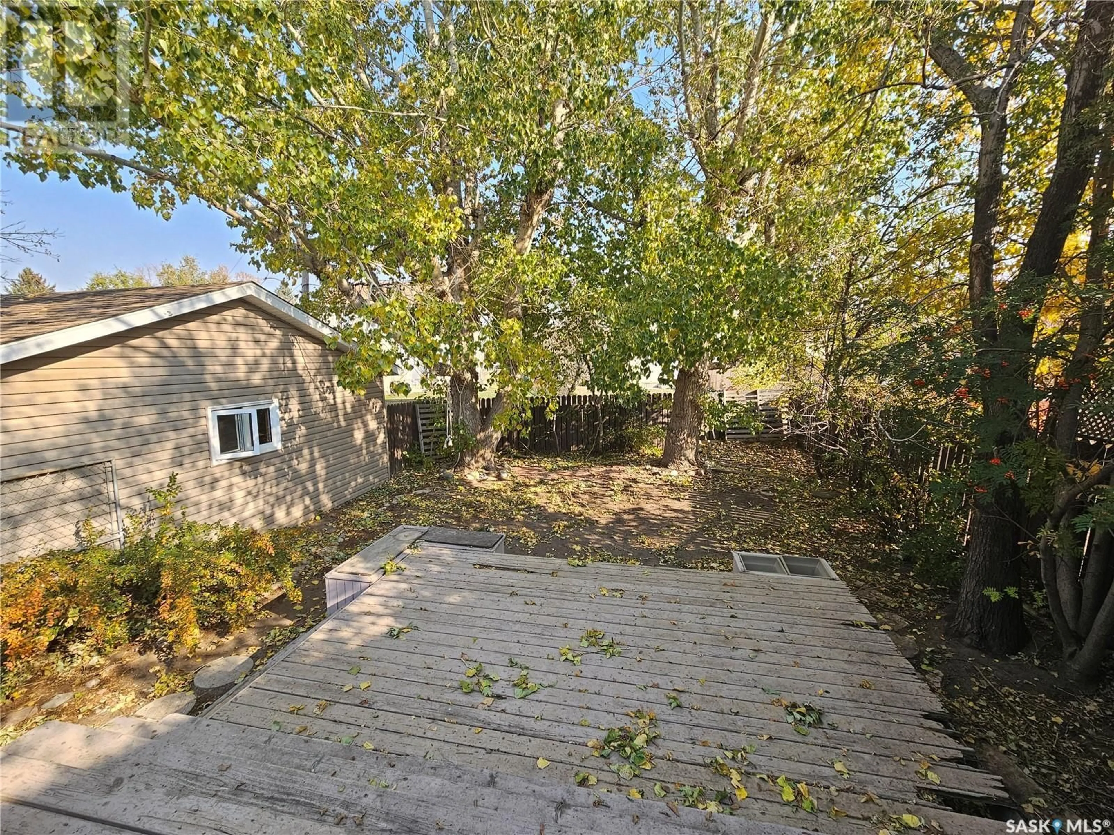 Patio, the fenced backyard for 1154 Prince Charles PLACE, Moose Jaw Saskatchewan S6H7V2