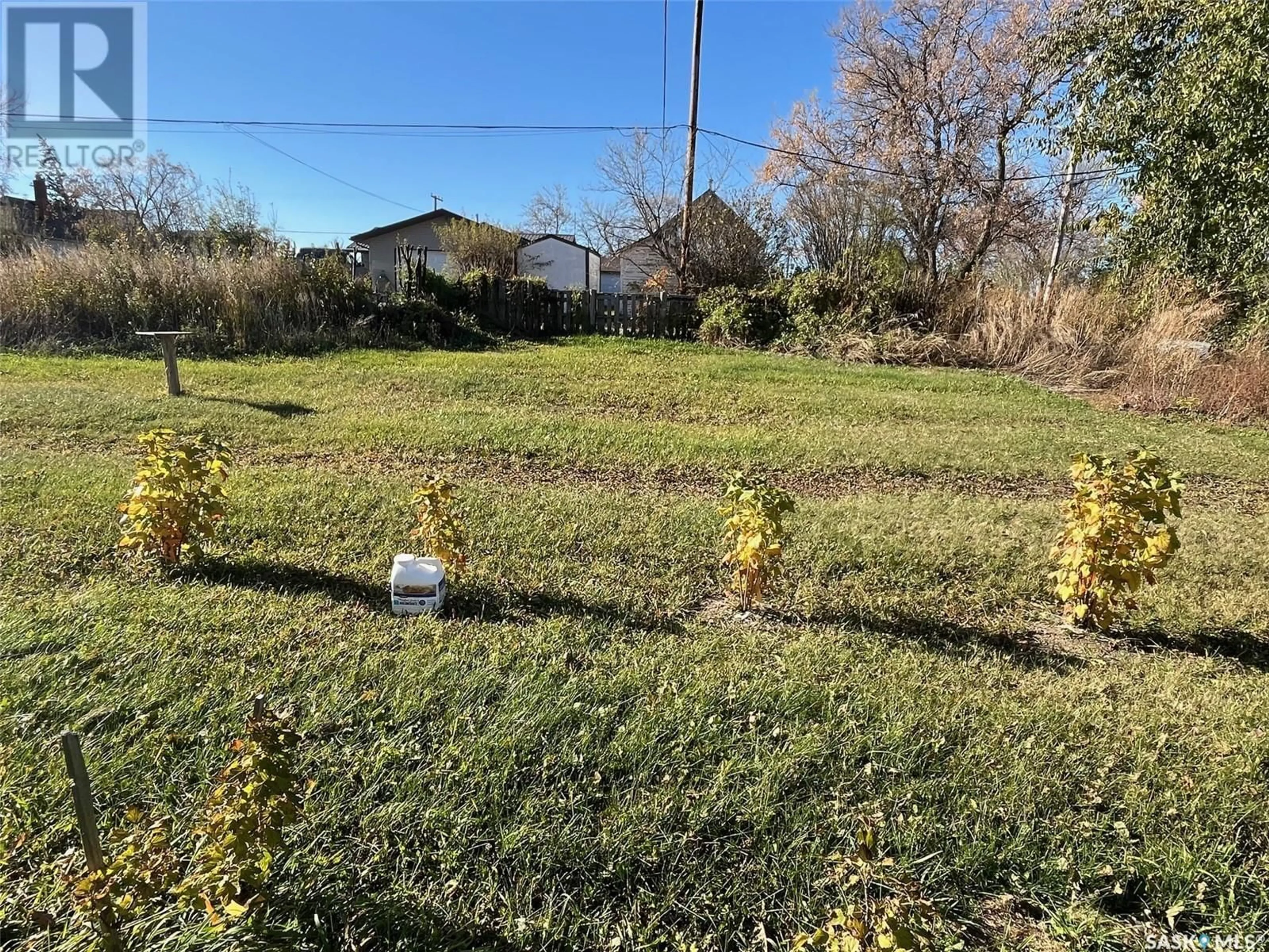 Frontside or backside of a home, the fenced backyard for 202 3rd AVENUE, Young Saskatchewan S0K4Y0