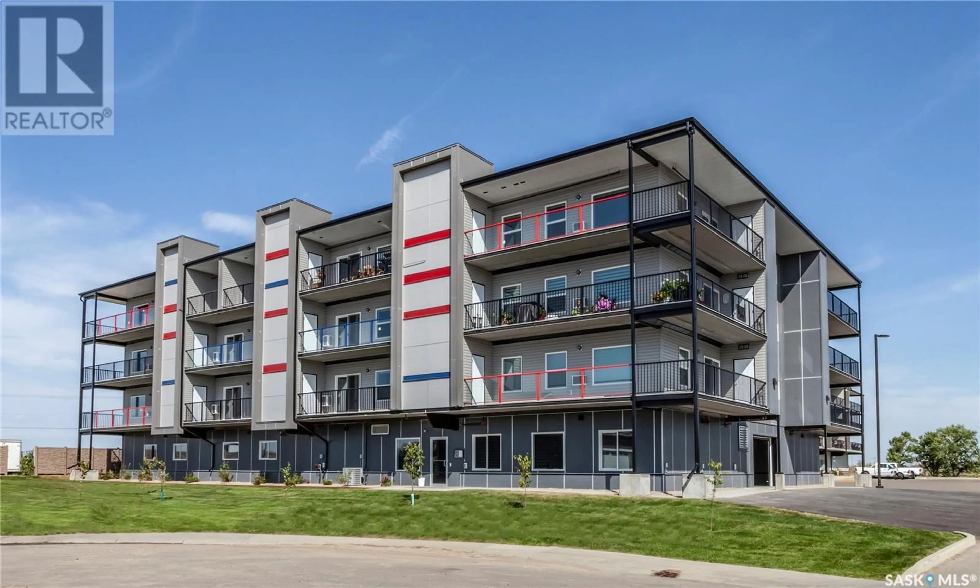 A pic from exterior of the house or condo, the front or back of building for #403 131 Beaudry CRESCENT, Martensville Saskatchewan S0K2T1