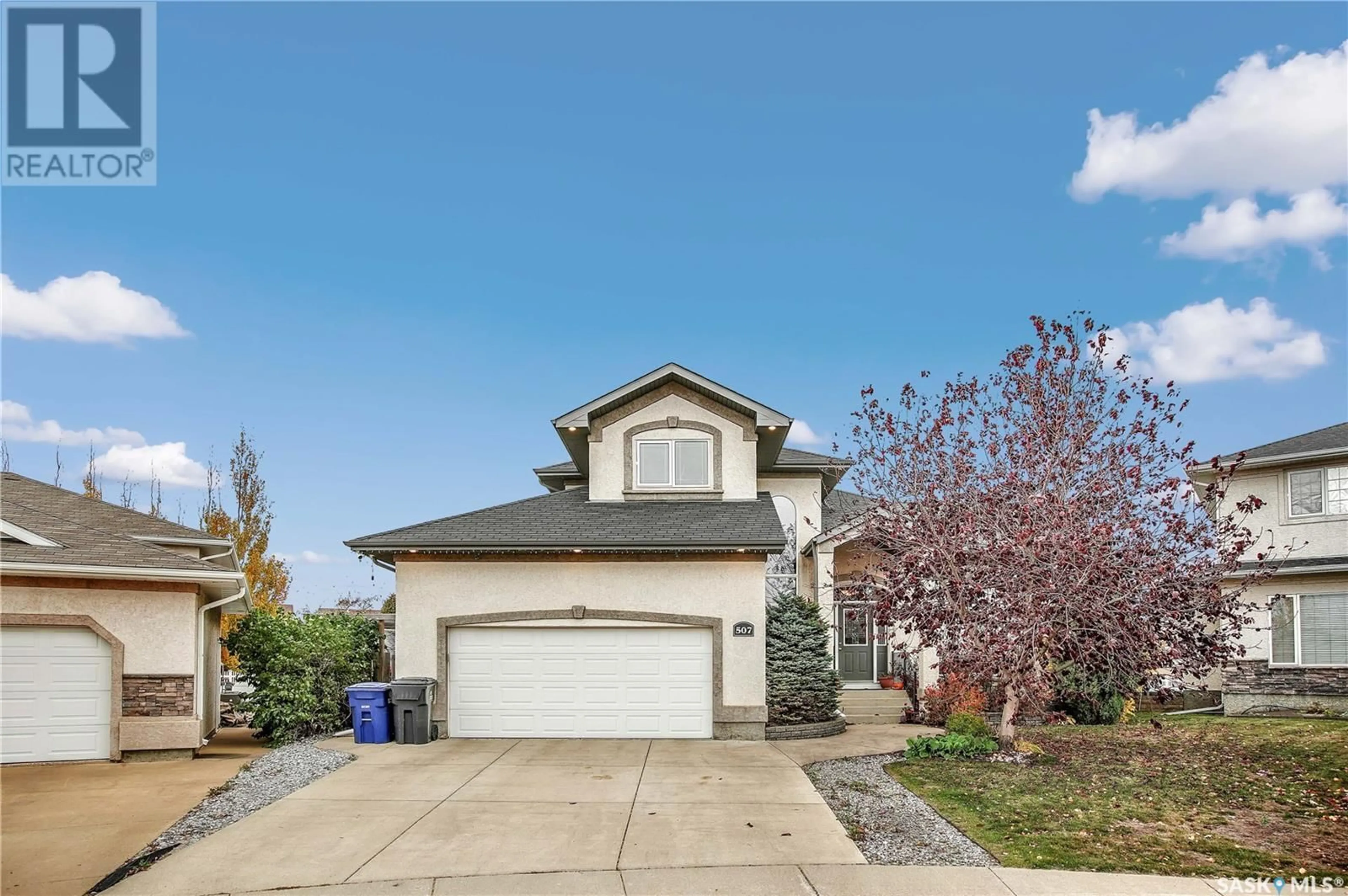 Frontside or backside of a home, the street view for 507 CRYSTAL COURT, Warman Saskatchewan S0K0A1