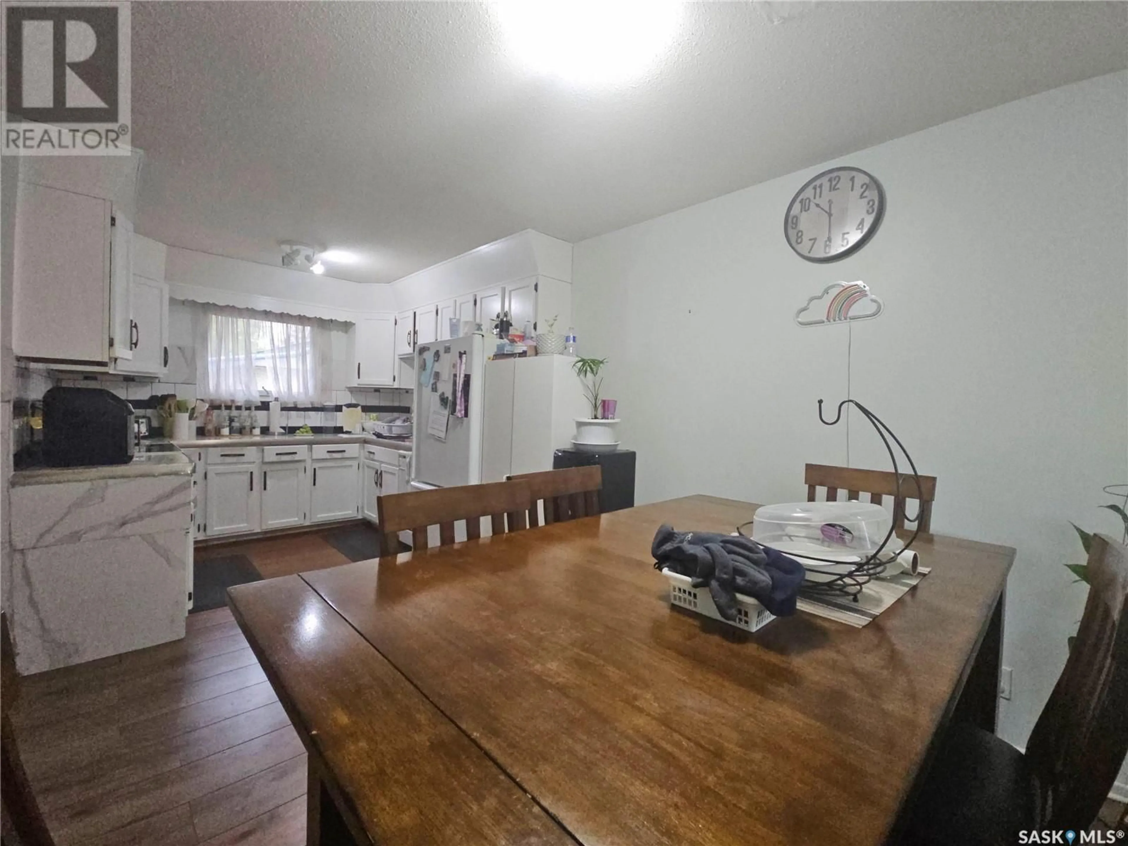 Dining room, wood floors, cottage for 1512 110th STREET, North Battleford Saskatchewan S9A2J4