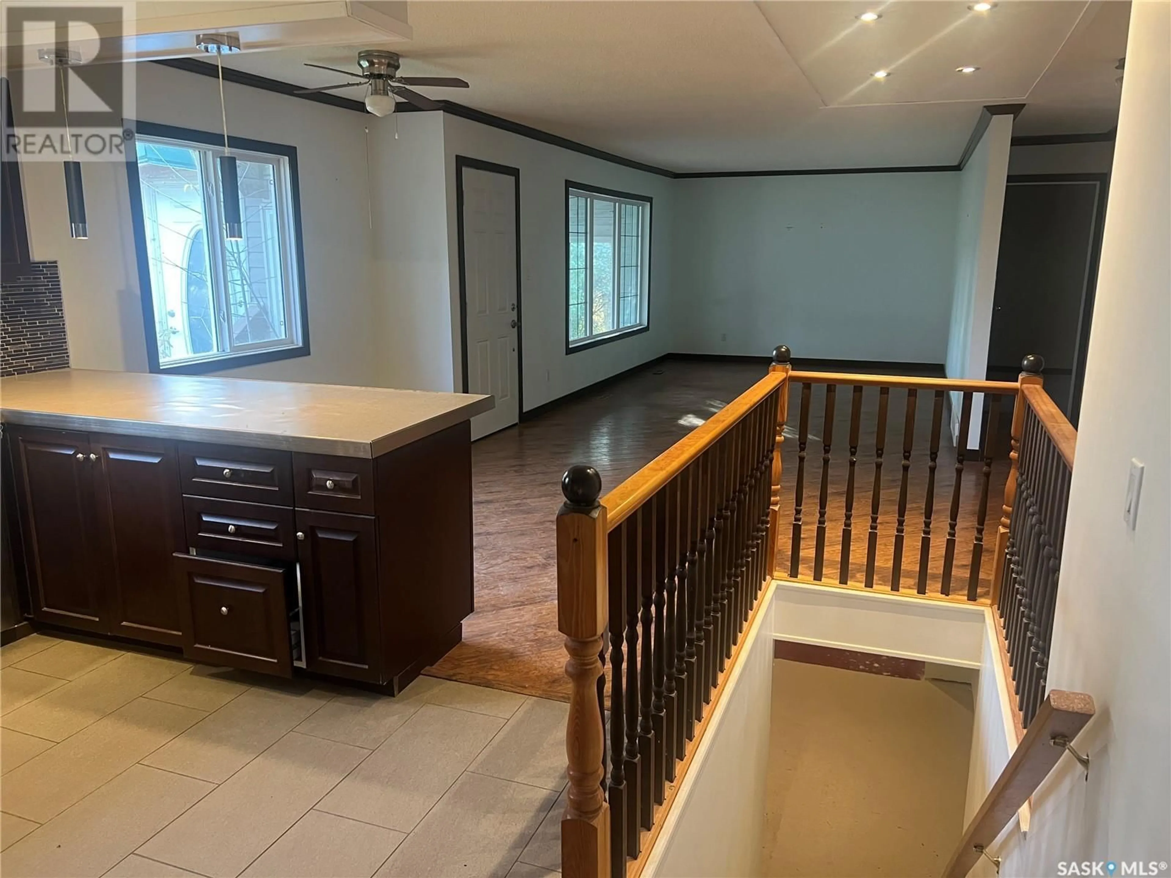 Indoor foyer, wood floors for Coxby Road Acreage, Birch Hills Rm No. 460 Saskatchewan S0J0G0