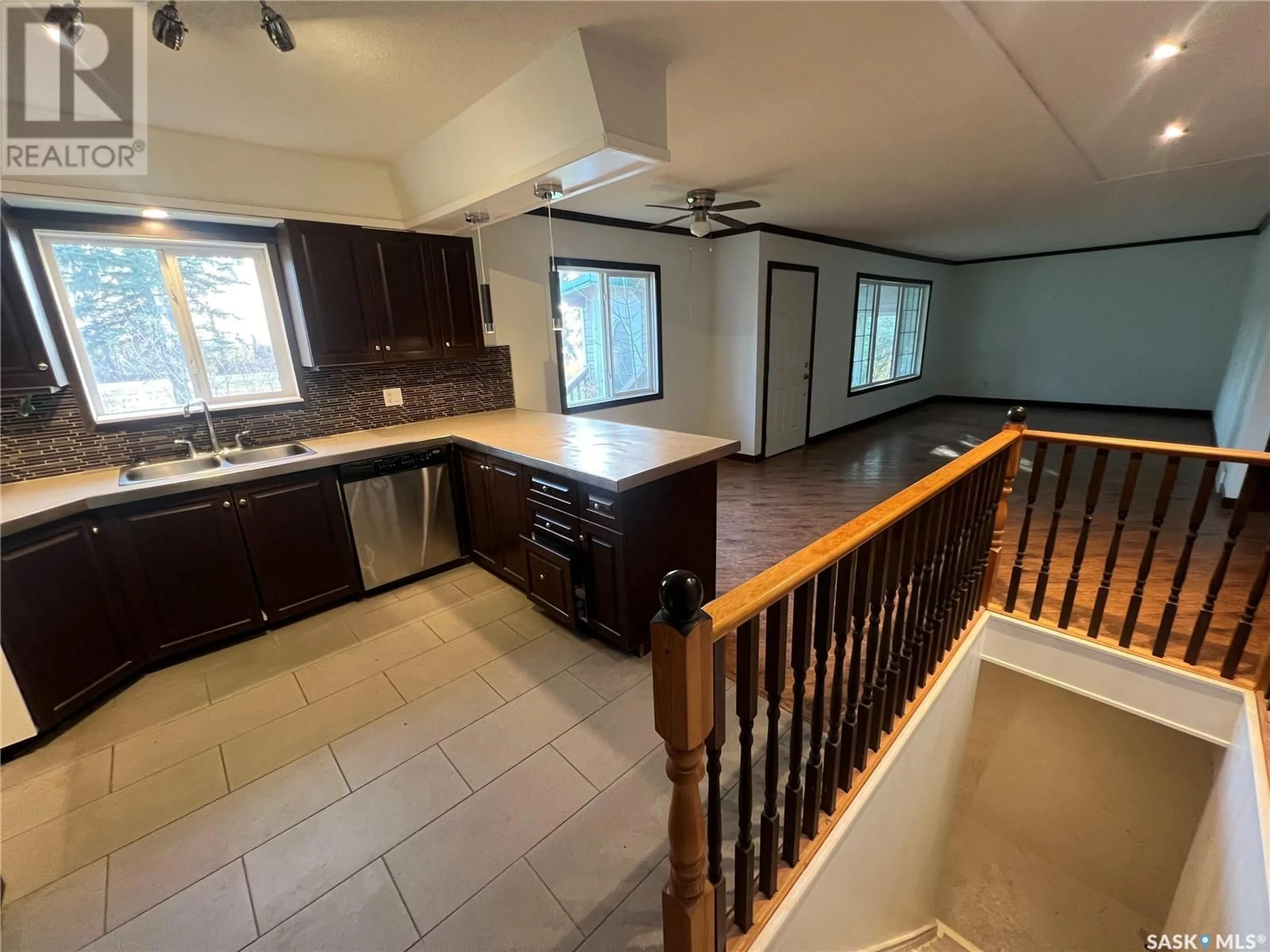 Open concept kitchen for Coxby Road Acreage, Birch Hills Rm No. 460 Saskatchewan S0J0G0