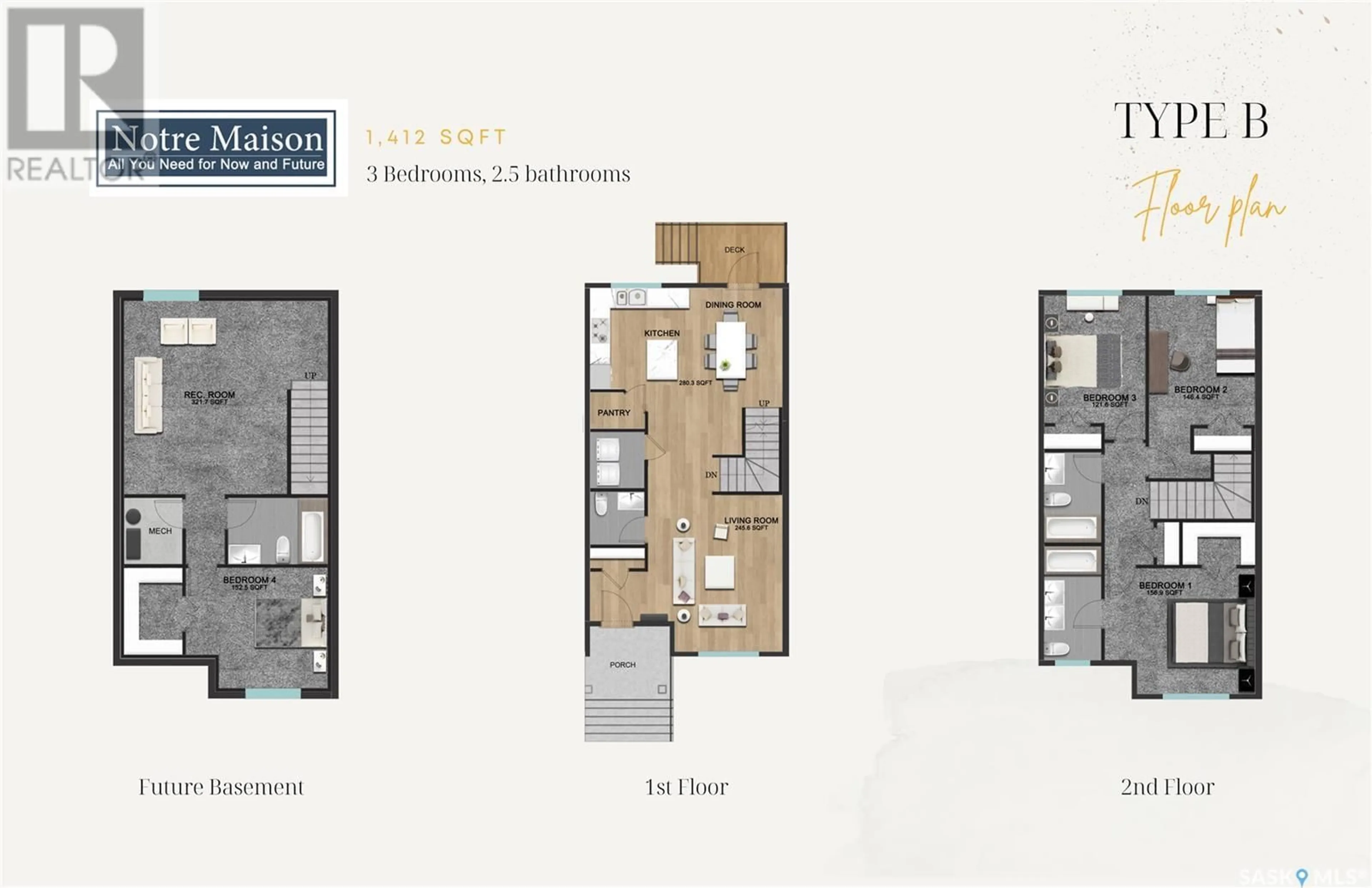 Floor plan for 209 235 Feheregyhazi BOULEVARD, Saskatoon Saskatchewan S7W0C2