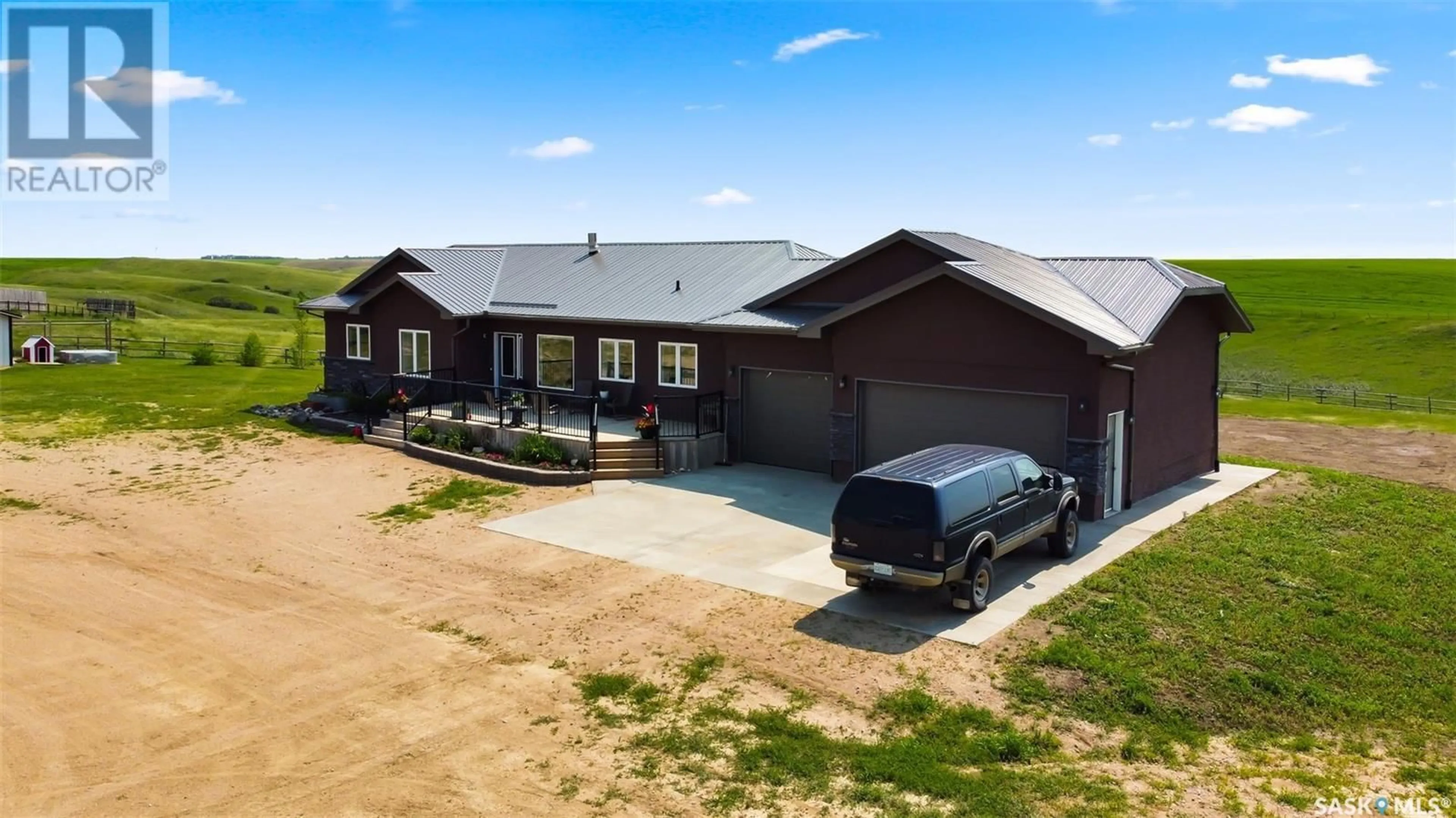 Frontside or backside of a home, the front or back of building for McKechnie Acreage, Sherwood Rm No. 159 Saskatchewan S0G3C0