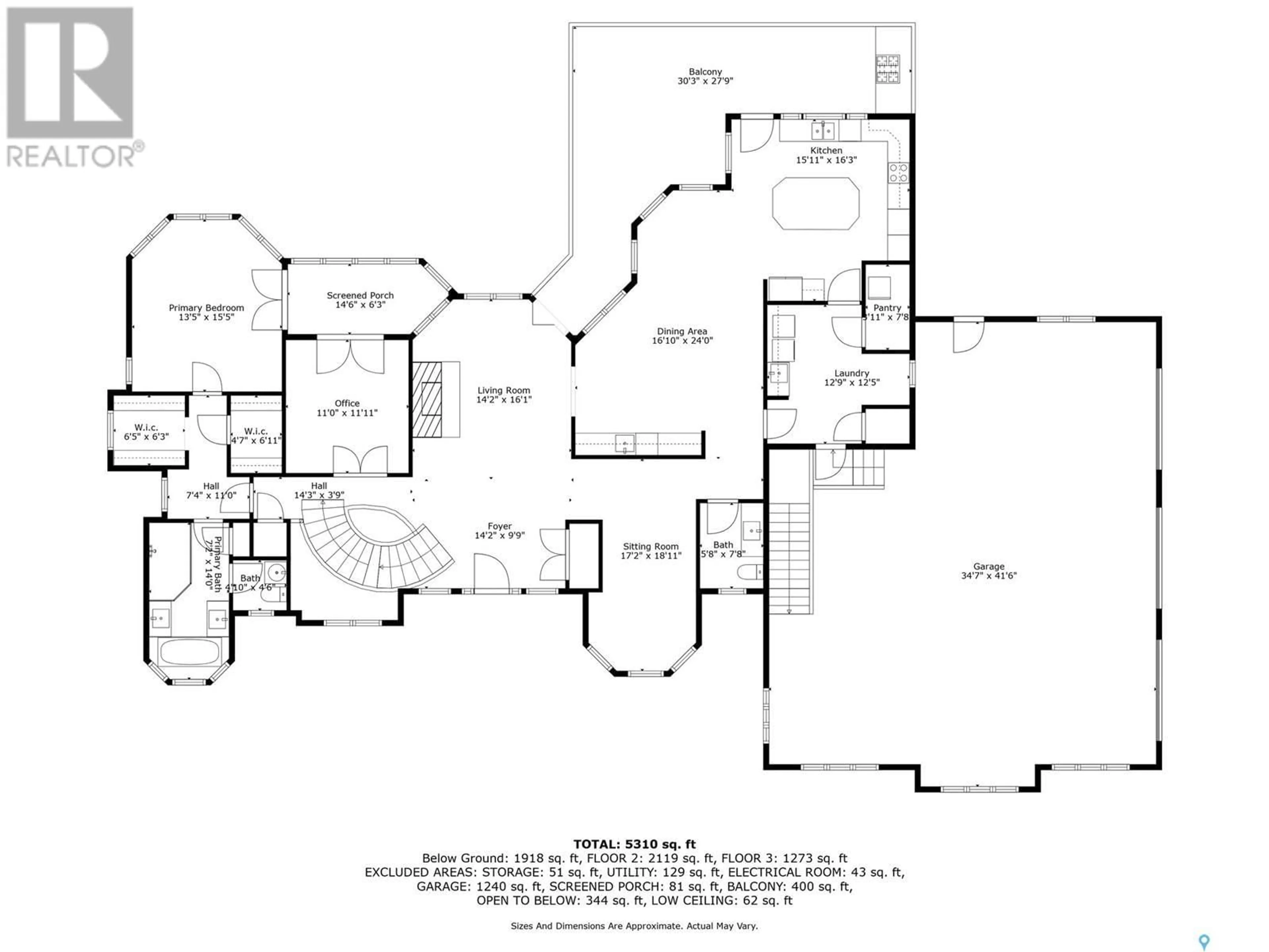 Floor plan for 123 Slater CRESCENT, Edenwold Rm No. 158 Saskatchewan S0G3Z0