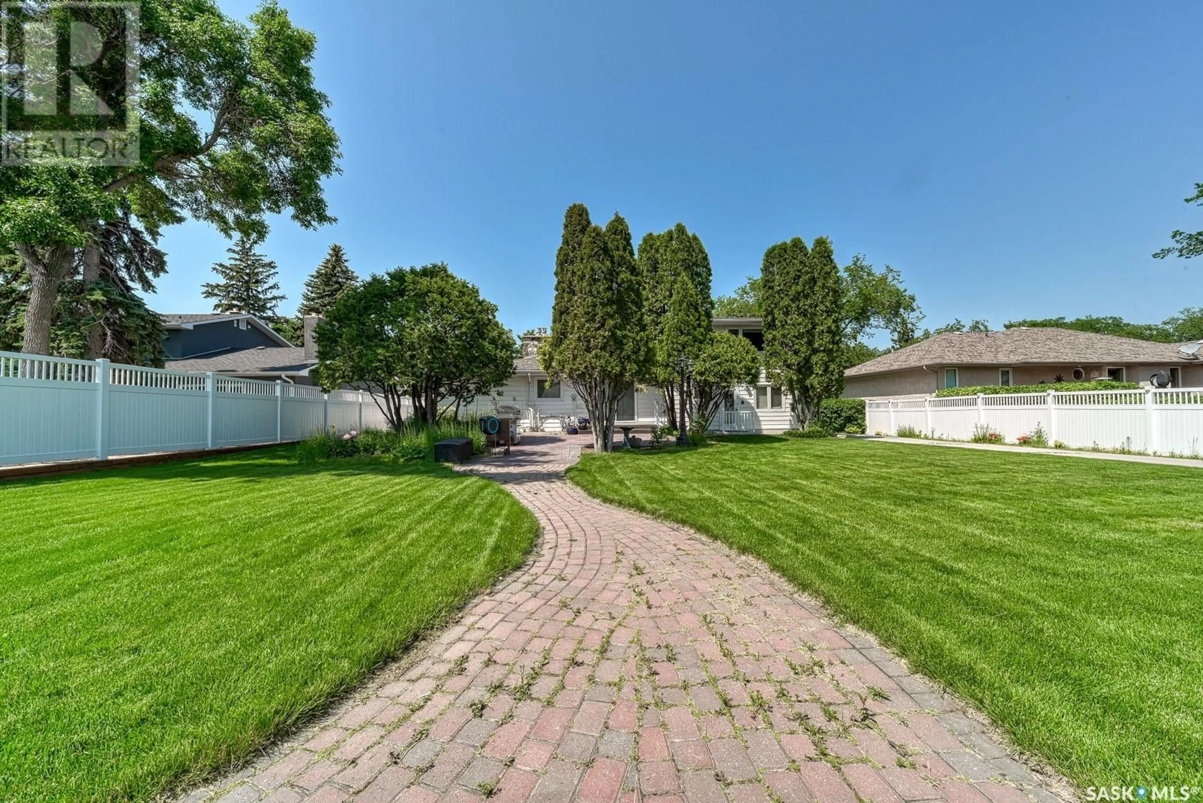 Patio, the fenced backyard for 251 Halifax STREET N, Regina Saskatchewan S4R2W6