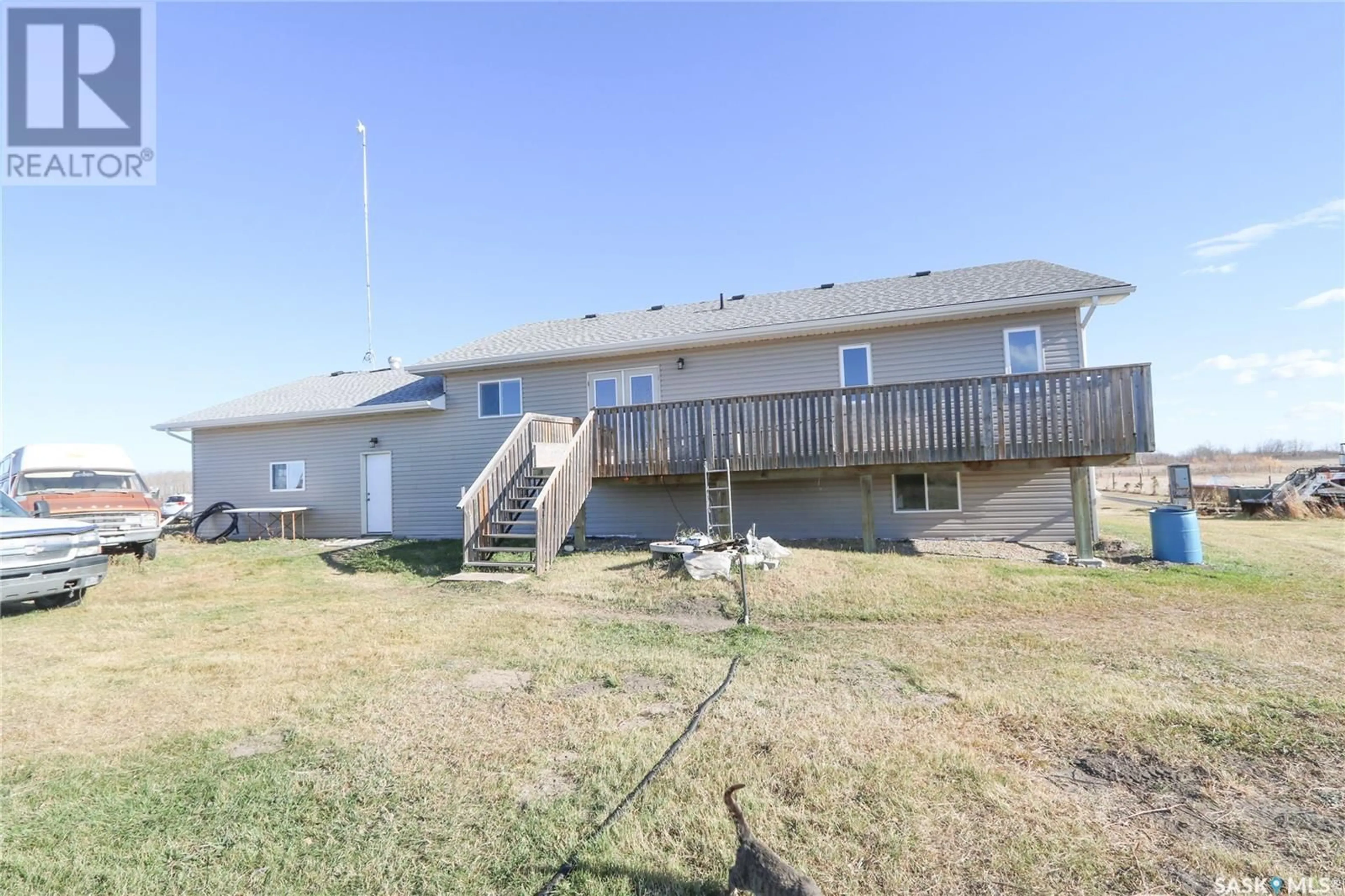 Frontside or backside of a home, the fenced backyard for Kavchak Place, Orkney Rm No. 244 Saskatchewan S3N1C1