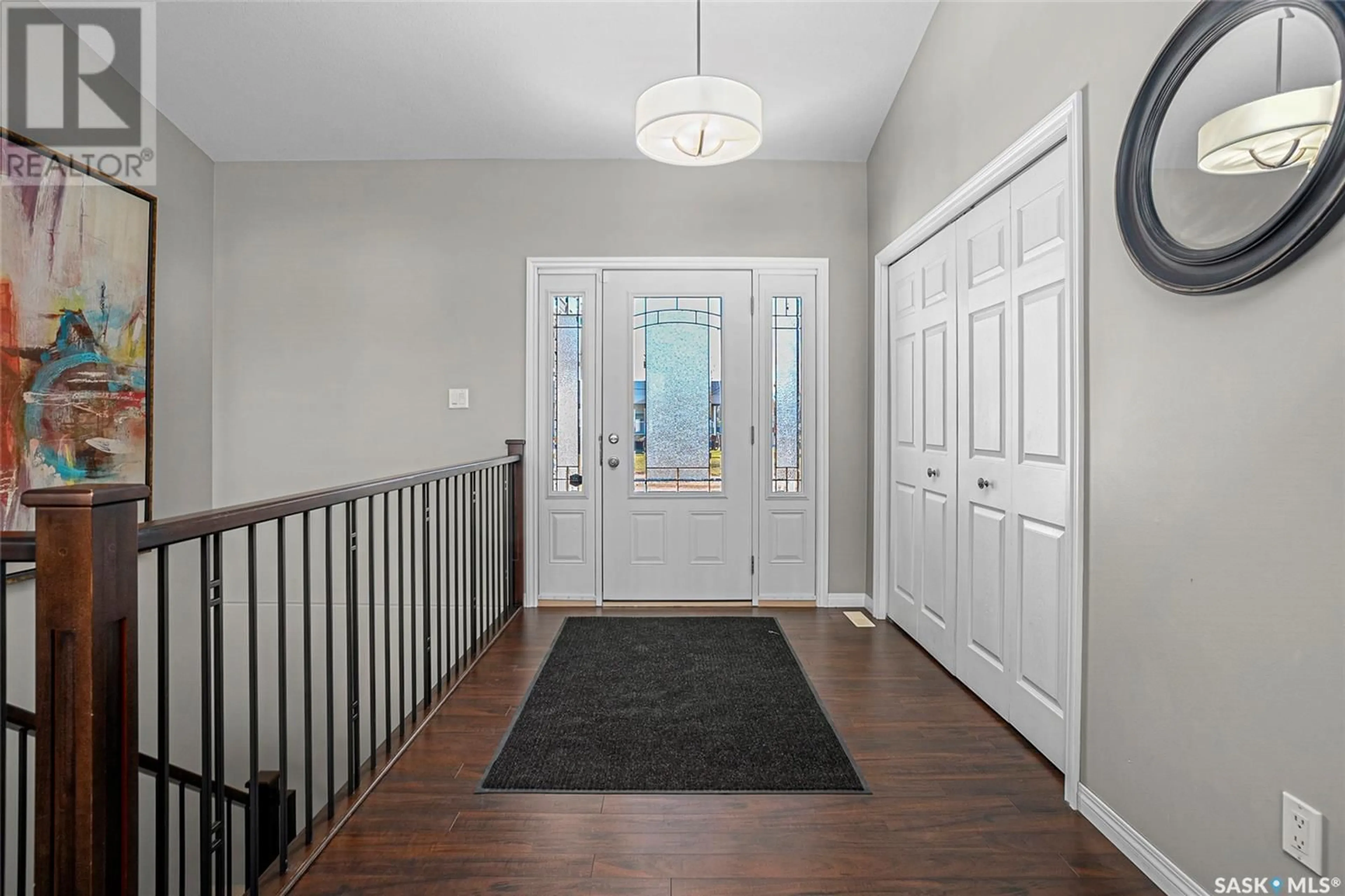 Indoor entryway, wood floors for 206 2nd AVENUE, Hanley Saskatchewan S0G2E0