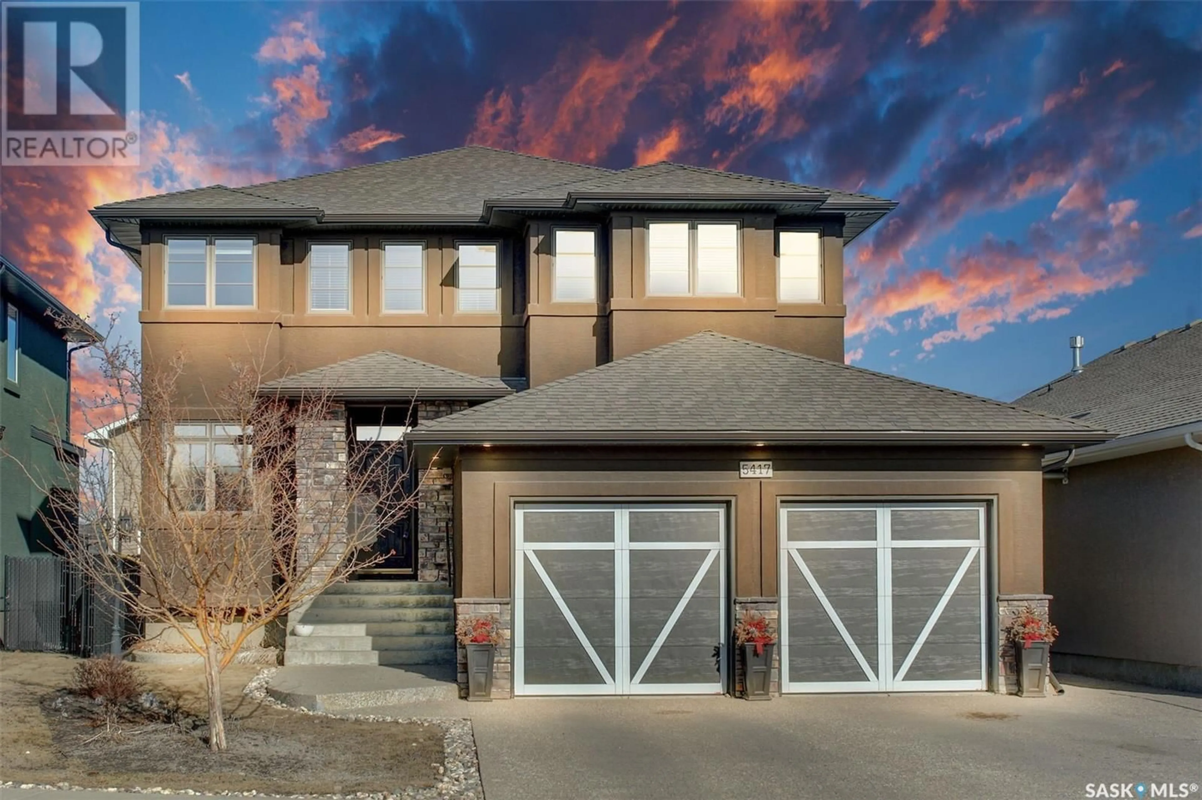 Frontside or backside of a home, the street view for 5417 Blake CRESCENT, Regina Saskatchewan S4X0G5