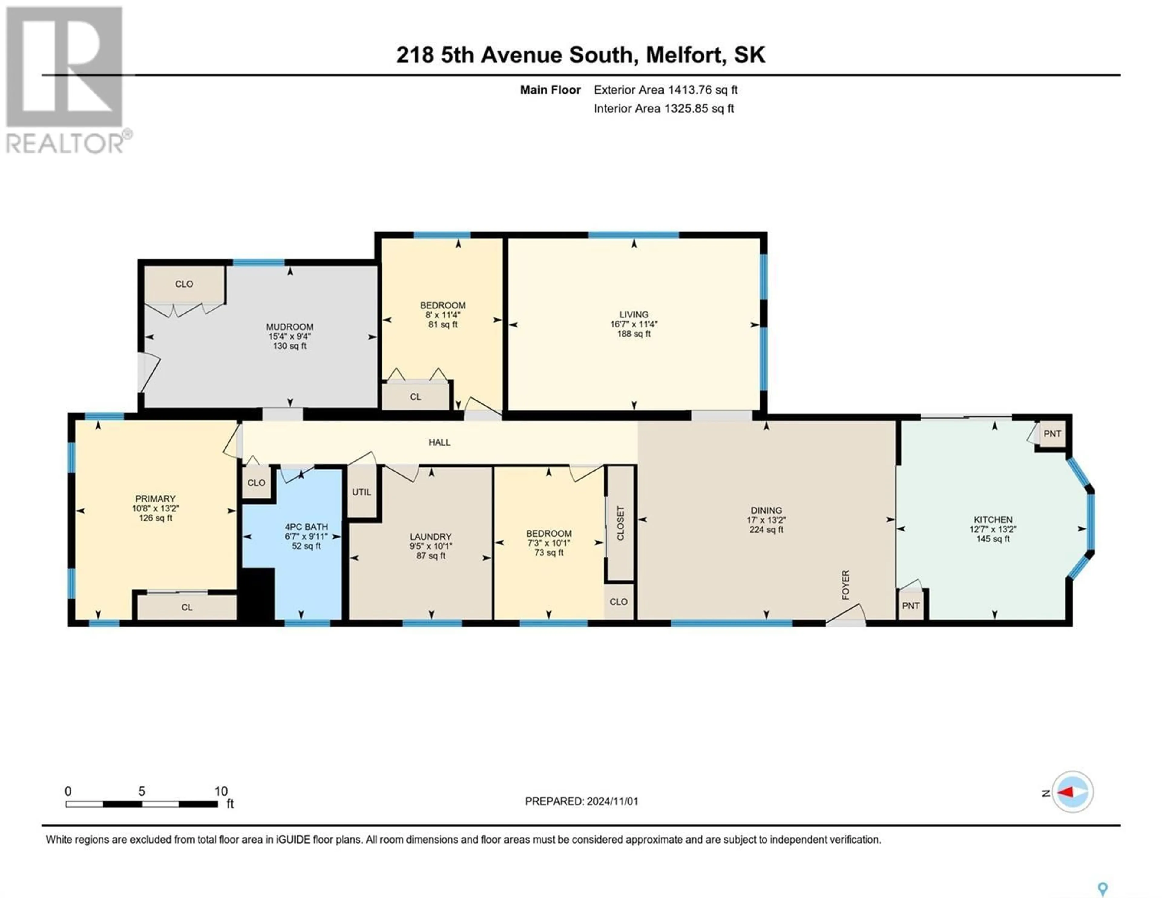 Floor plan for 218 5th AVENUE S, Melfort Saskatchewan S0E1A0