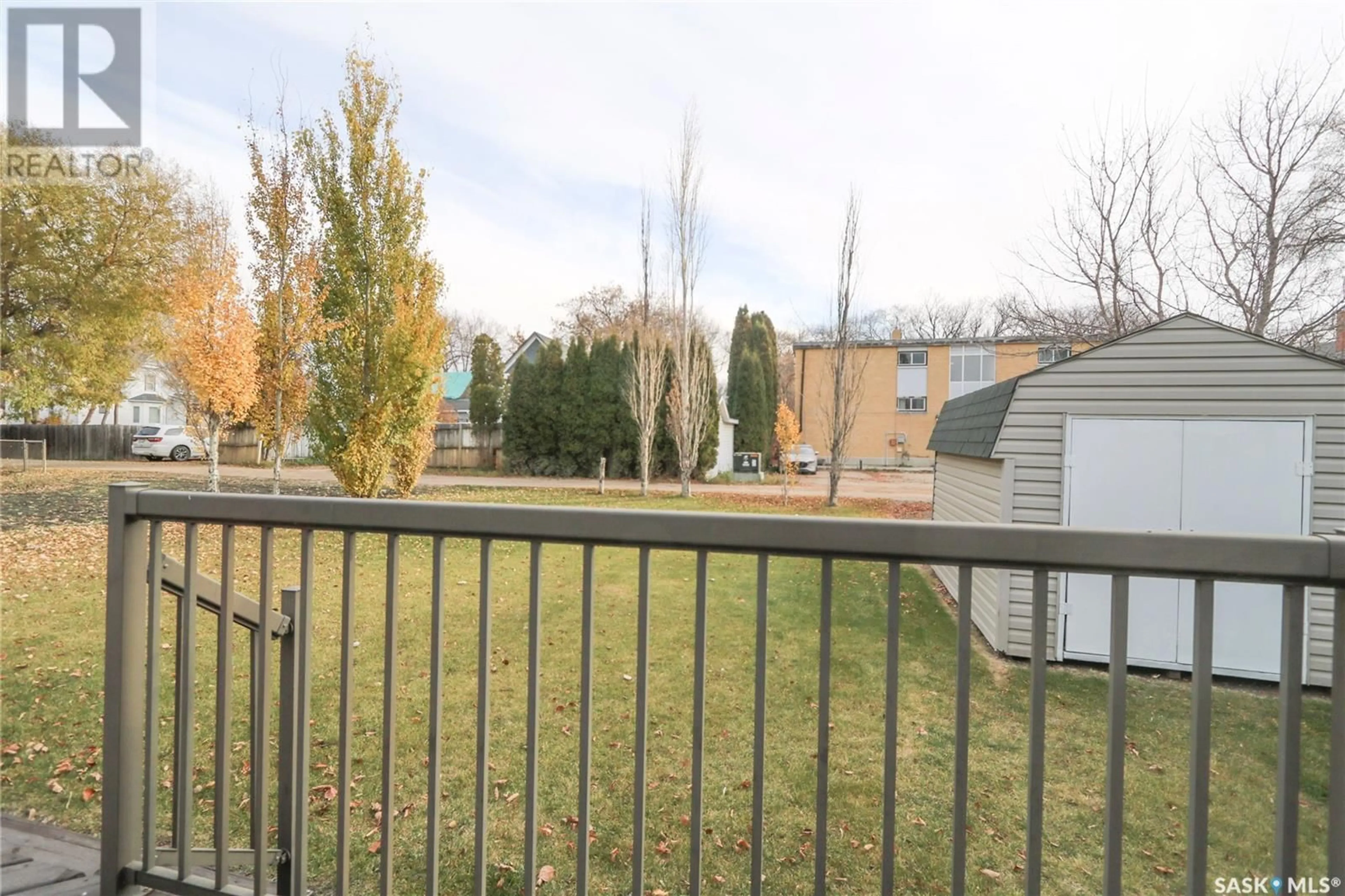 Patio, the fenced backyard for 89 Betts AVENUE, Yorkton Saskatchewan S3N1M2