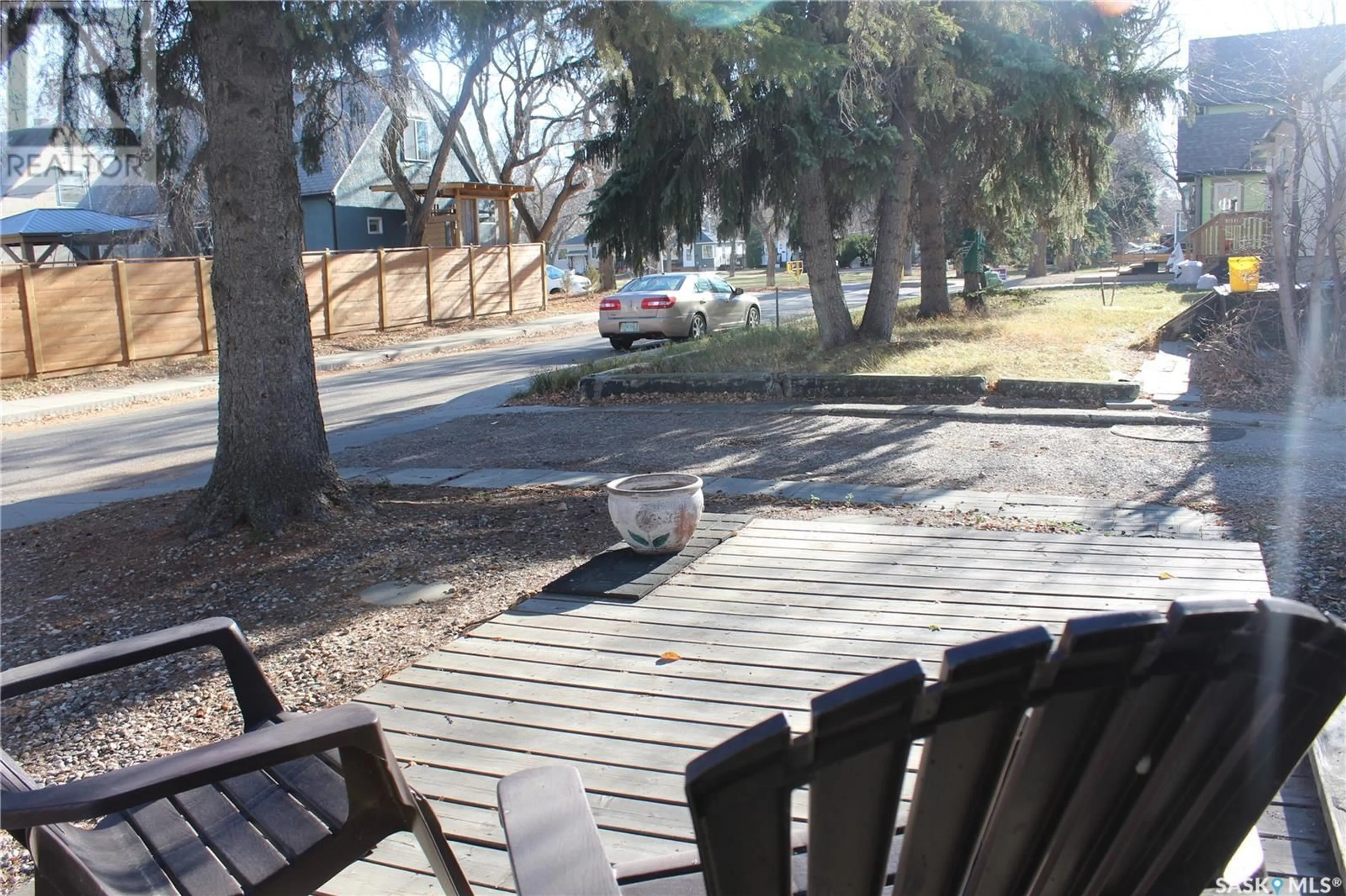 Patio, the fenced backyard for 2618 Edgar STREET, Regina Saskatchewan S4N3L7