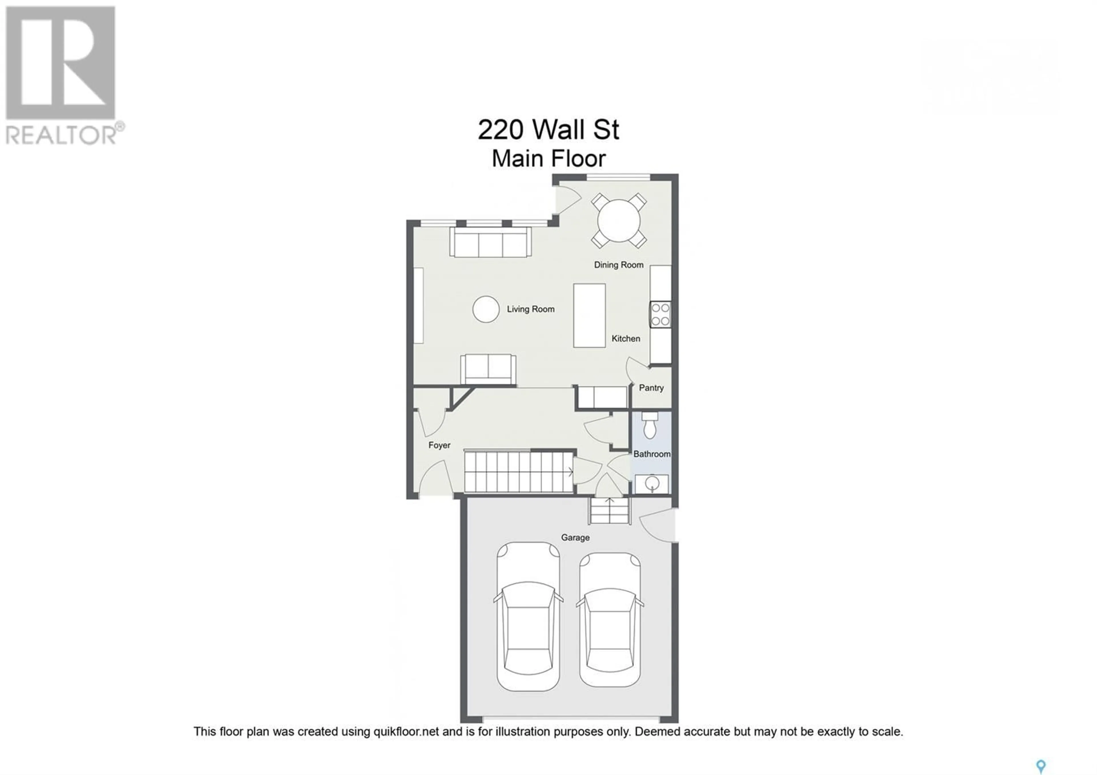 Floor plan for 220 Wall STREET, Dalmeny Saskatchewan S0K1E0