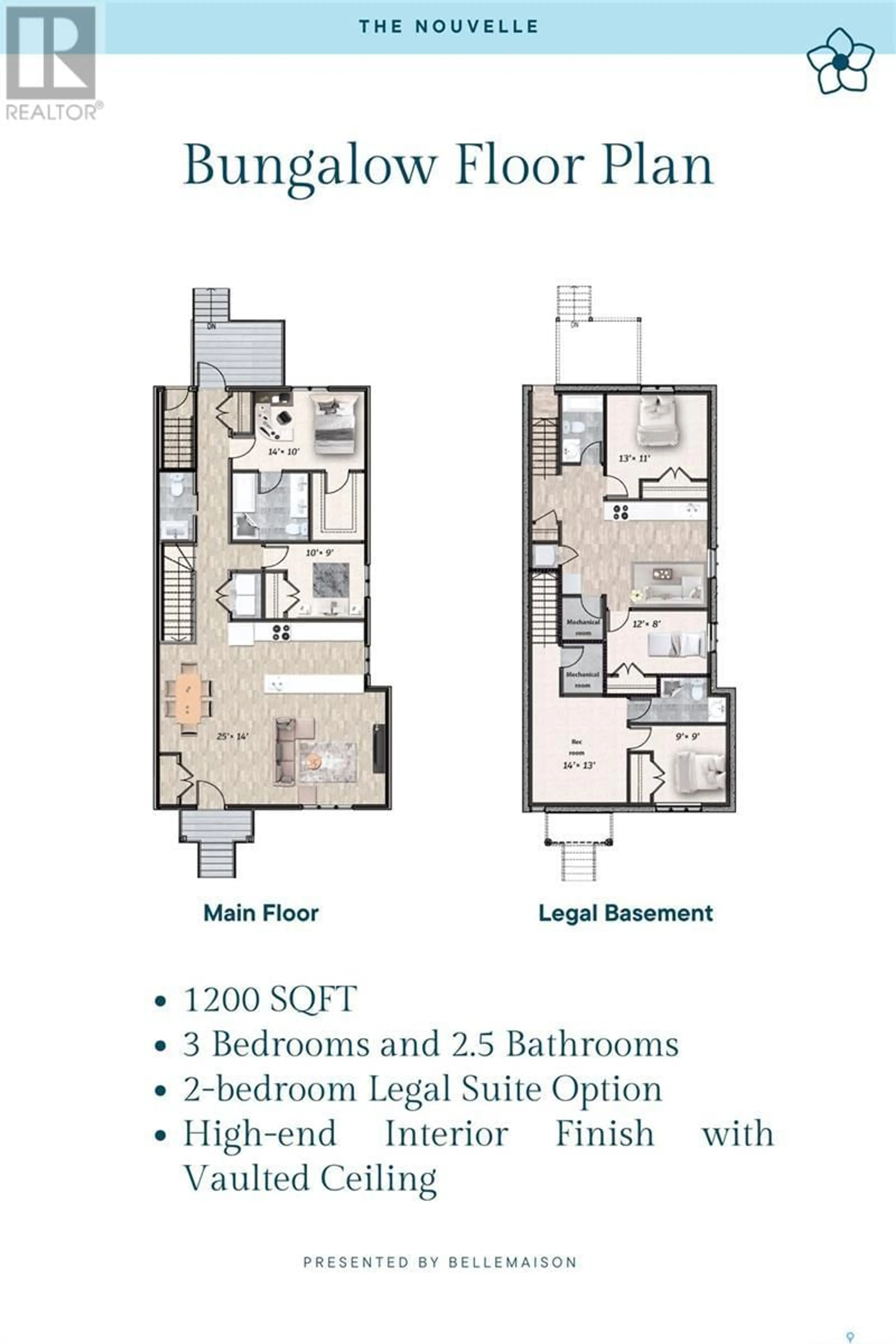 Floor plan for 315 Evergreen BOULEVARD, Saskatoon Saskatchewan S7S1N1